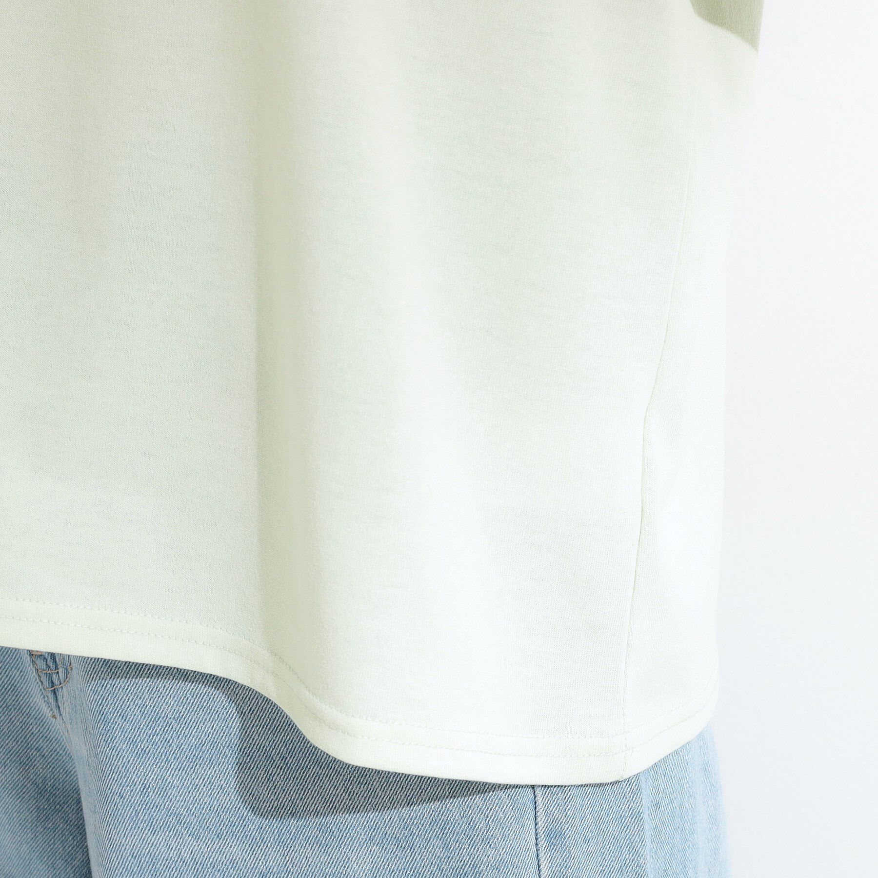 SHOO･LA･RUE「【S-LL】コーデの主役になる コード刺繍デザインＴシャツ」|Tシャツ・カットソー|