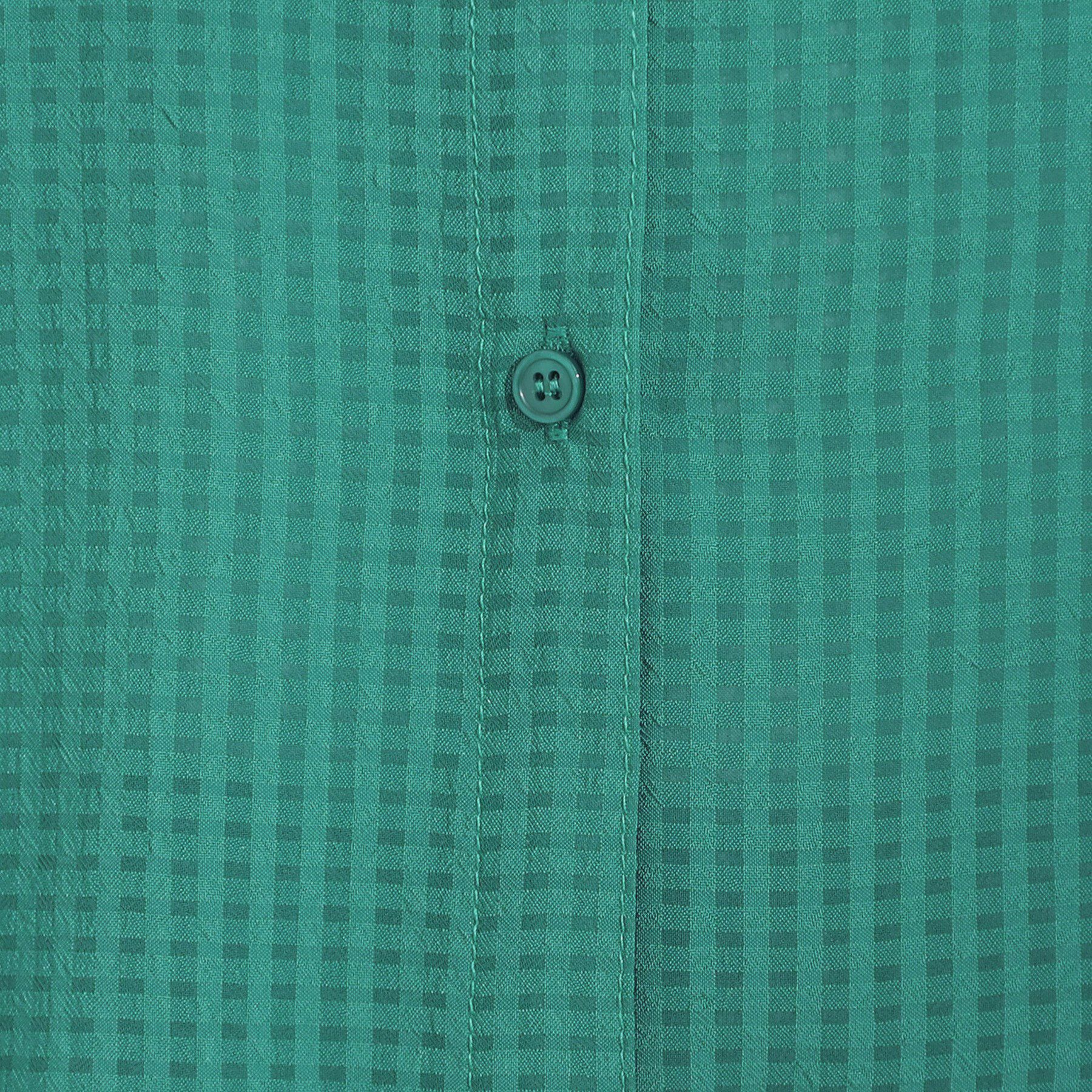 SHOO･LA･RUE「シルエット変化を楽しめる シアーチェックドロストシャツ」|シャツ・ブラウス|