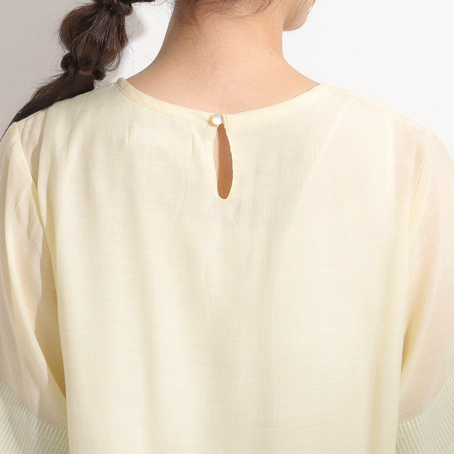 SHOO･LA･RUE「【洗える/S-LL】着るだけでコーデが決まる 裾レイヤードトップス」|Tシャツ・カットソー|