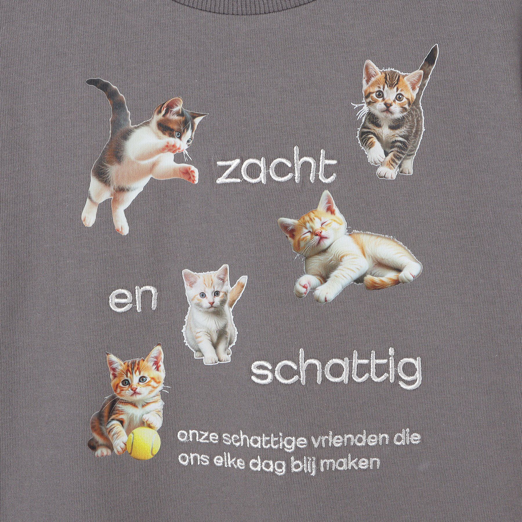 SHOO･LA･RUE「【100-150cm】刺繍ロゴ転写プリントGIRLSTシャツ」|Tシャツ・カットソー|