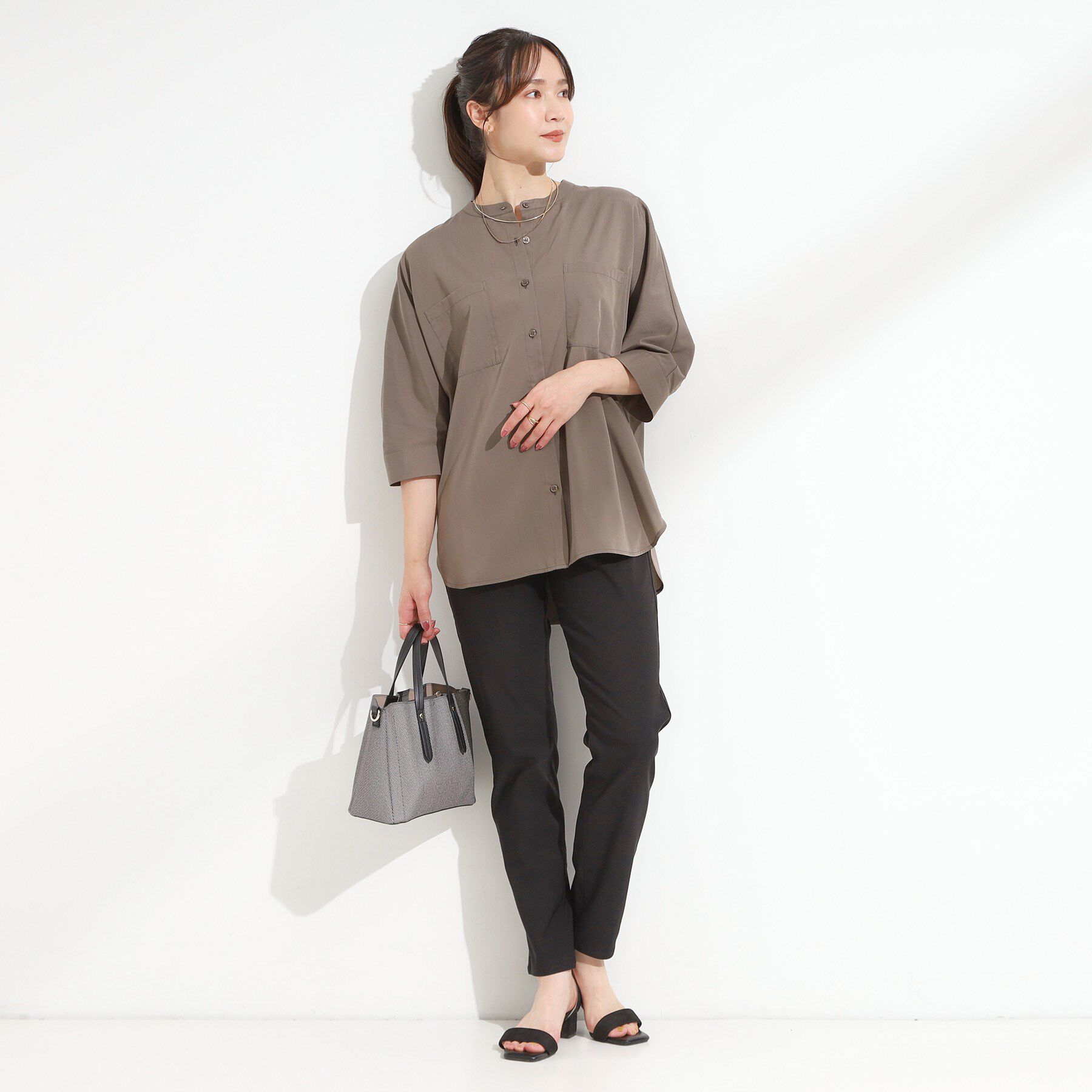 SHOO･LA･RUE「【S-LL】ぐんぐん伸びる ハイパースキニーパンツ」|その他|