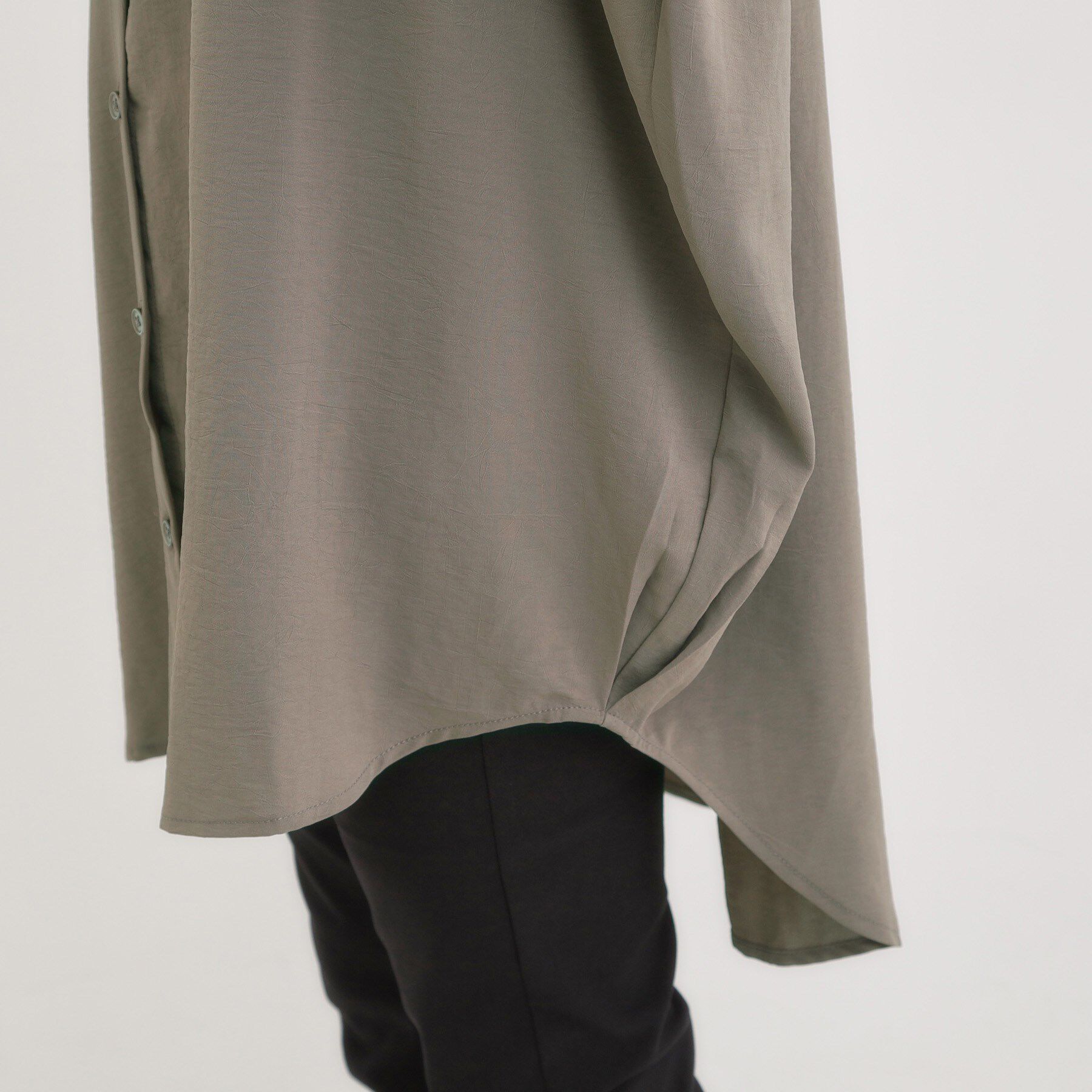 SHOO･LA･RUE「【S-LL/ひんやり】肌離れよくサラサラタッチが癖になる バックギャザーチュニック」|チュニック|