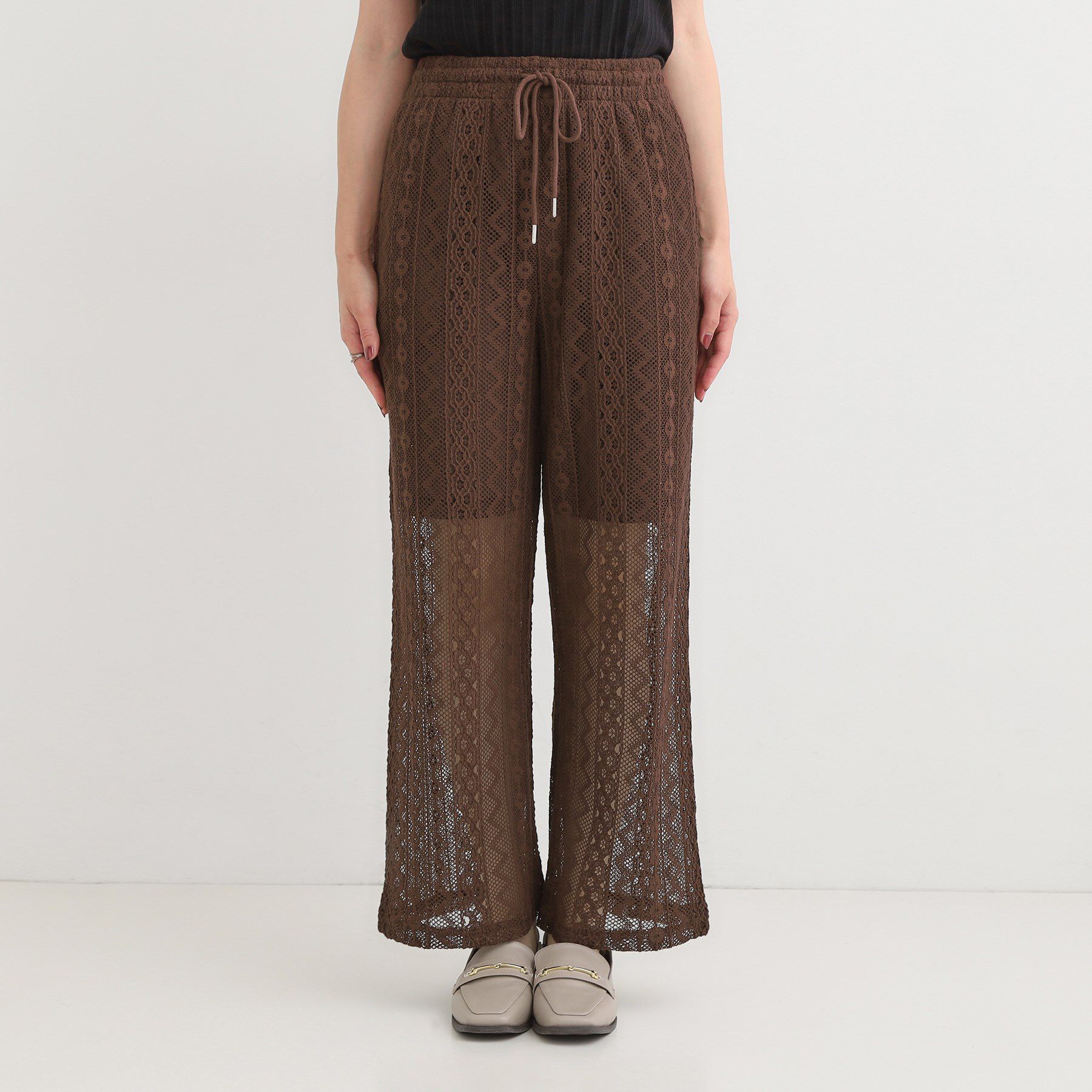 SHOO･LA･RUE「【セットアップ可】クラフトレースイージーパンツ」|その他|