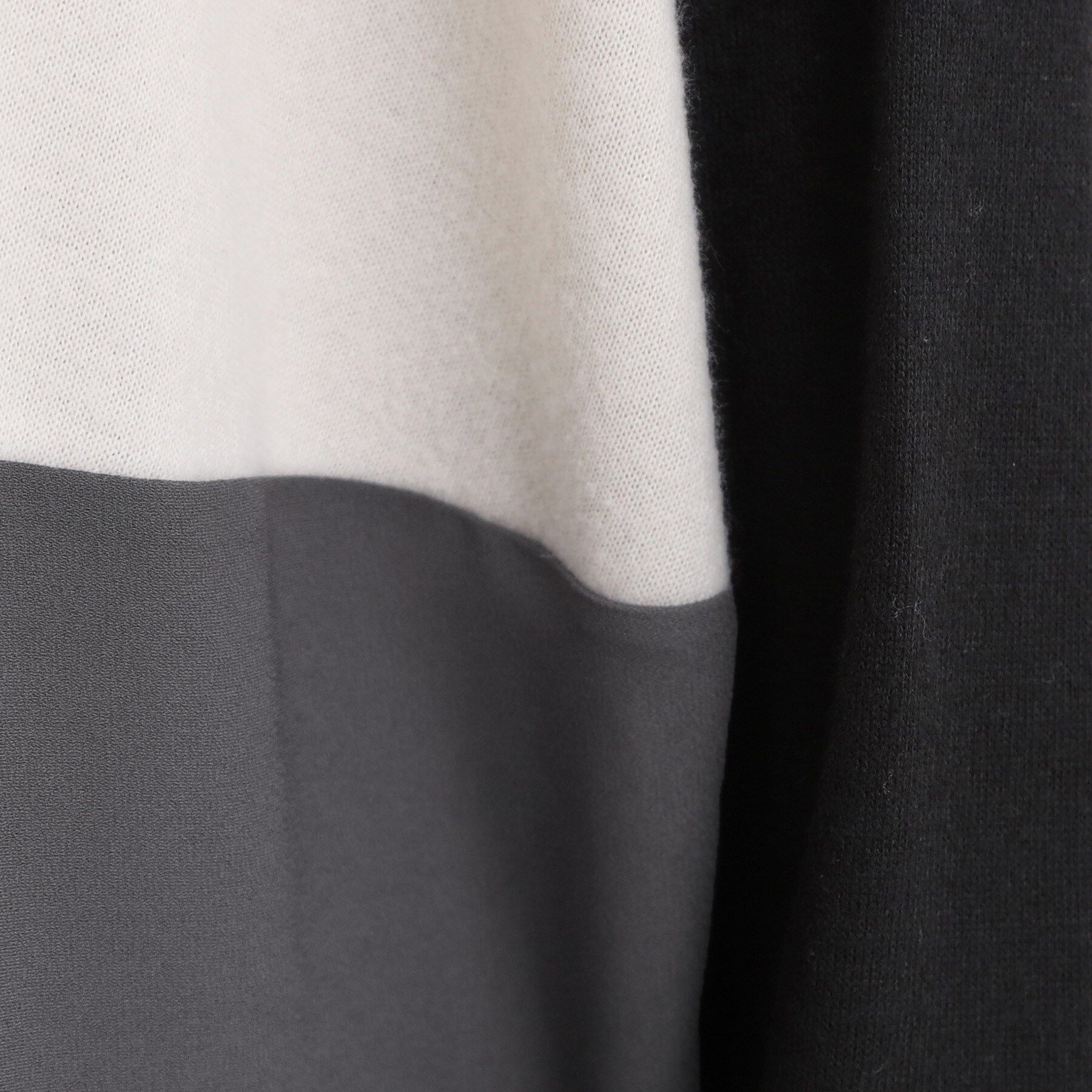 SHOO･LA･RUE「【S-LL】インしないで着られる 3段切り替えトップス」|Tシャツ・カットソー|