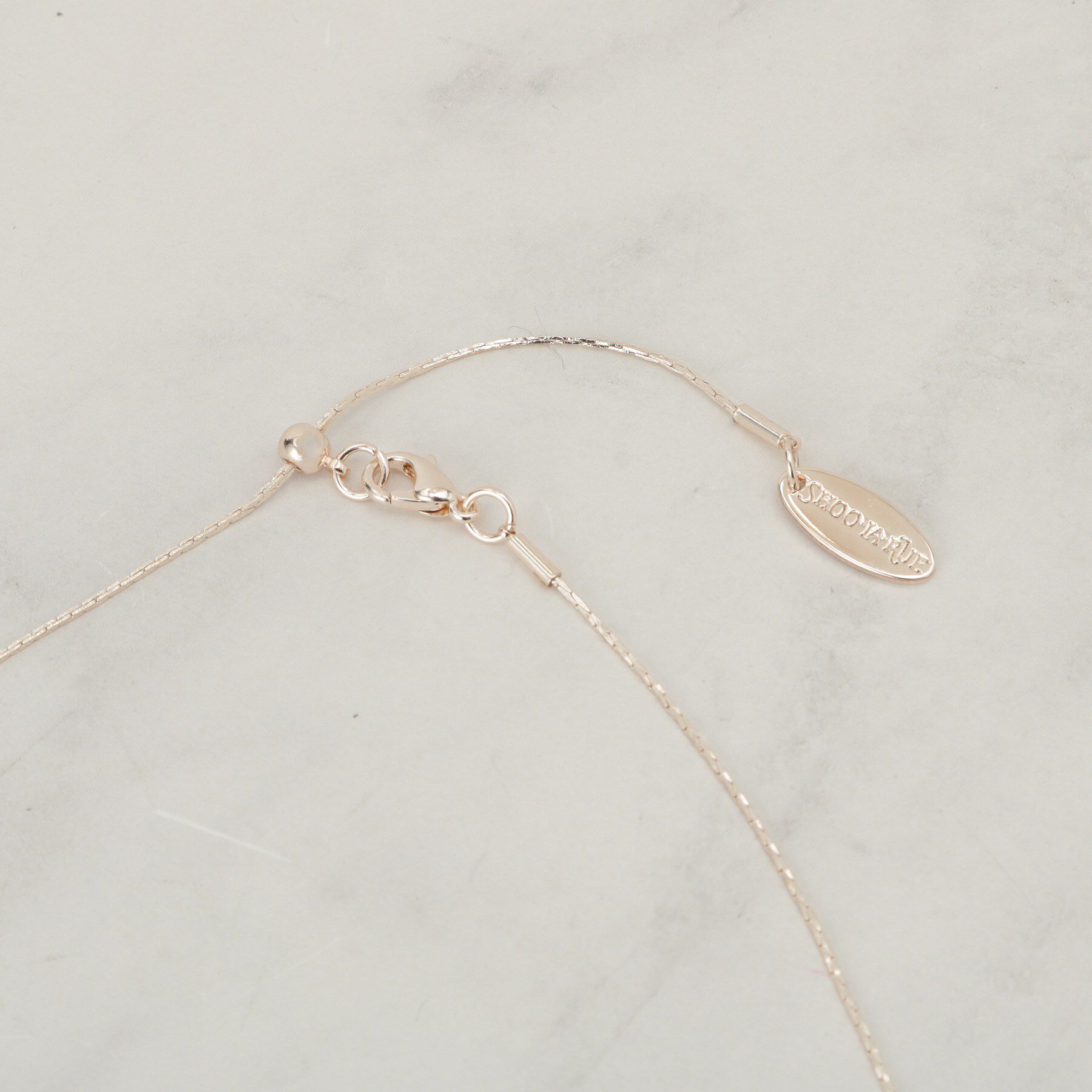 SHOO･LA･RUE「【セレモニー】とばしパヴェネックレス」|ネックレス|