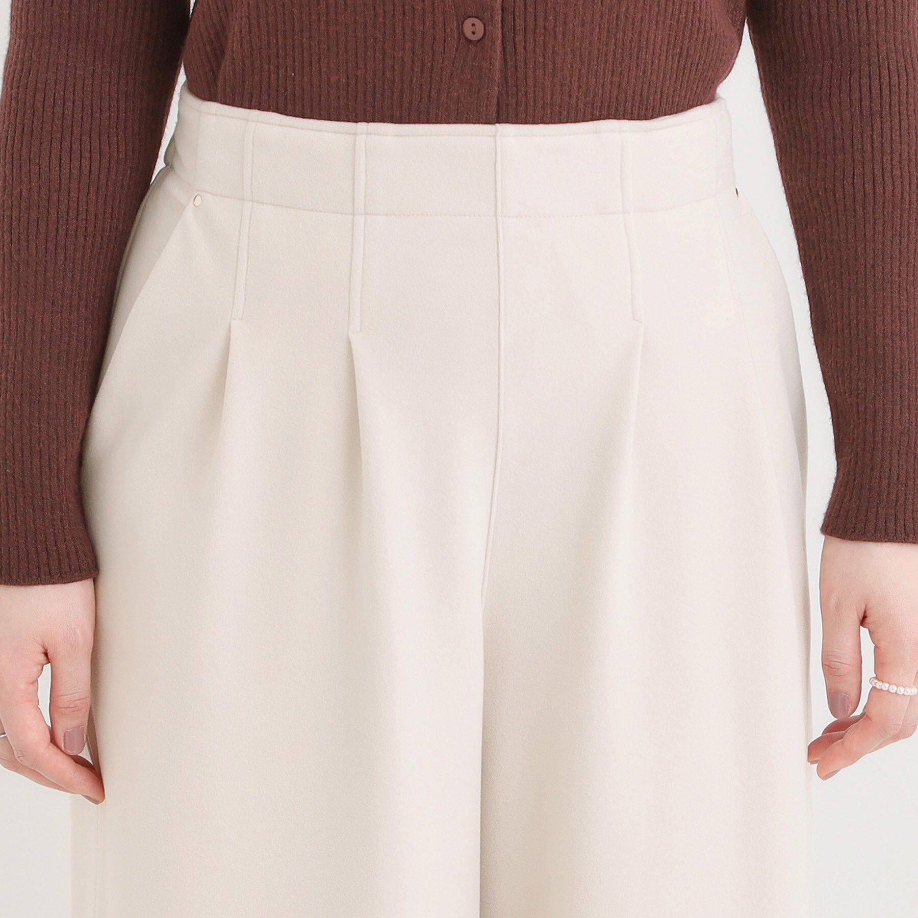 SHOO･LA･RUE「【着丈選べる/きっと虜になる】あったかもちもち ワイドパンツ」|その他|