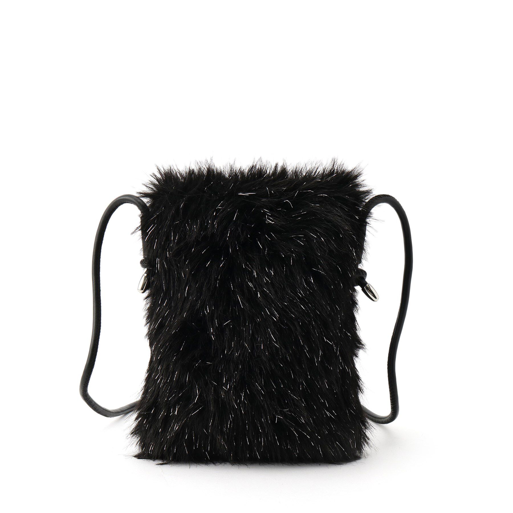 SHOO･LA･RUE「ラメ入りファーが目を惹く ミニショルダーバッグ」|ショルダー・メッセンジャー|