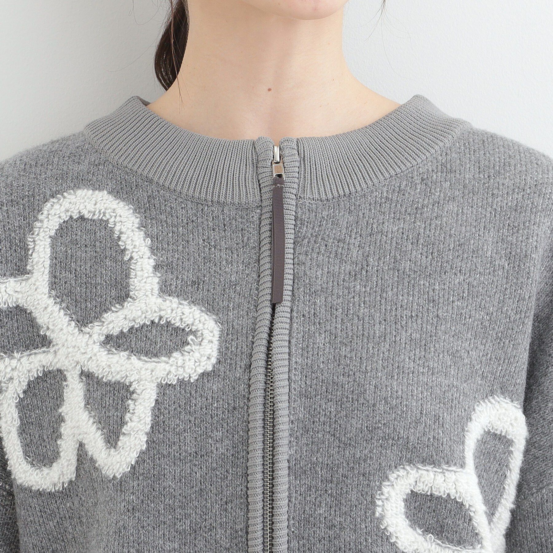 SHOO･LA･RUE「選べる4柄 ダブルZIP柄カーディガン」|カーディガン|