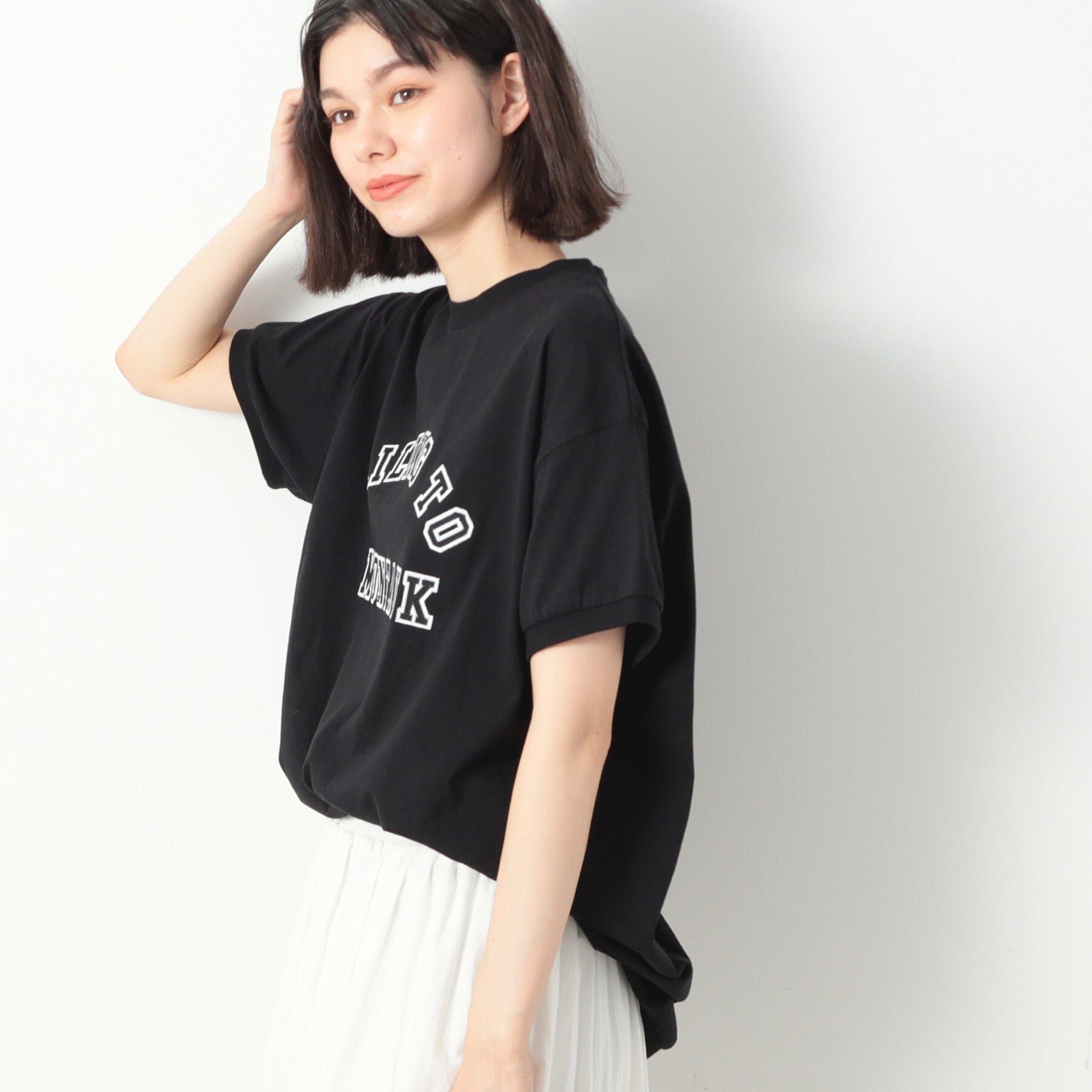 Dessin「【リンクコーデ】ロゴチュニックTシャツ」|Tシャツ・カットソー|