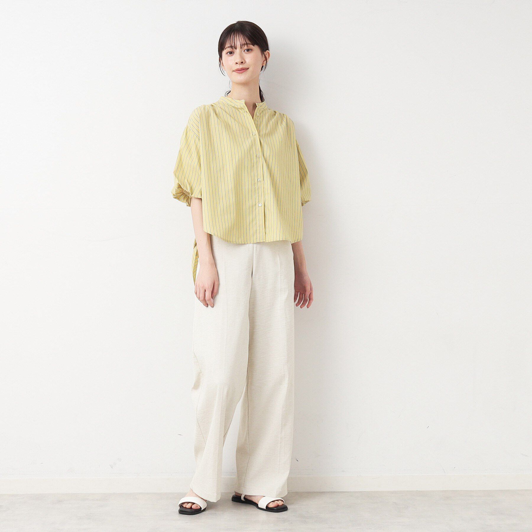 Dessin「【洗える】バルーンスリーブブラウス」|シャツ・ブラウス|