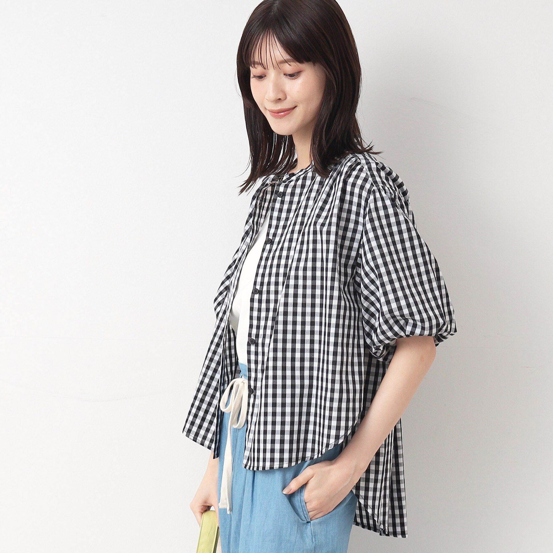 Dessin「【洗える】バルーンスリーブブラウス」|シャツ・ブラウス|