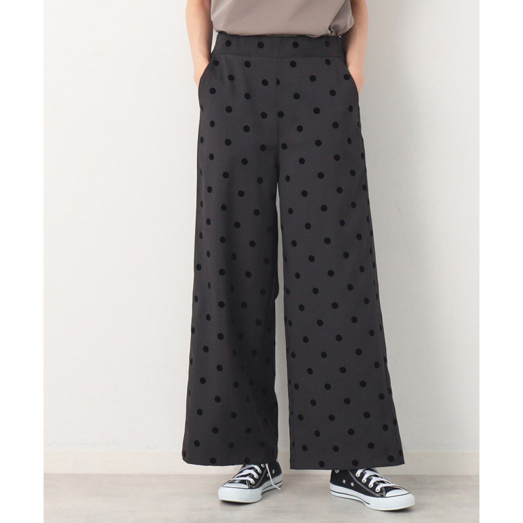 Dessin「【後ろゴム・洗える】フロッキードットイージーパンツ（S～L）」|その他|