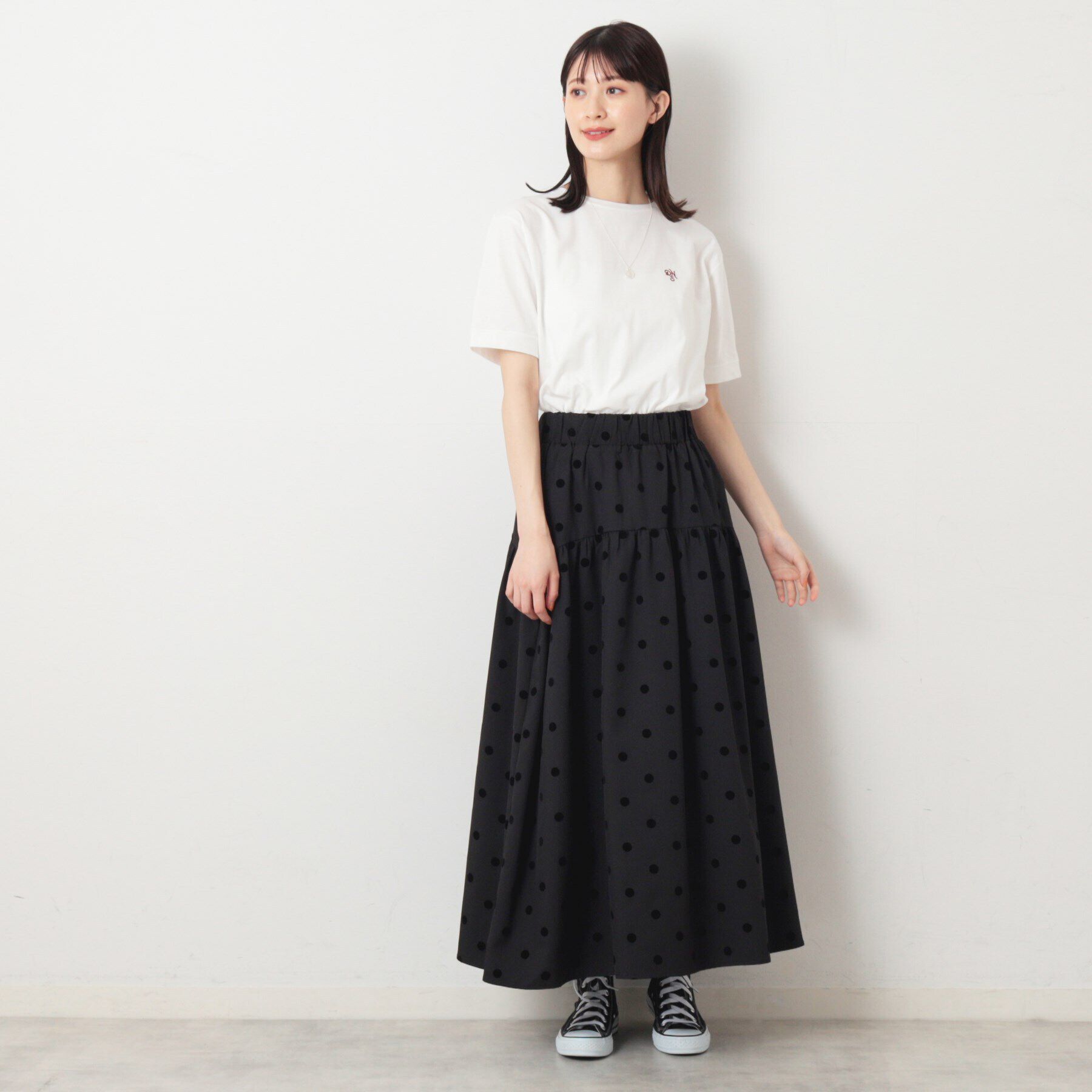 Dessin「【レイヤード・一枚着・プチプラ】シャツテールTシャツ（XS～L）」|Tシャツ・カットソー|