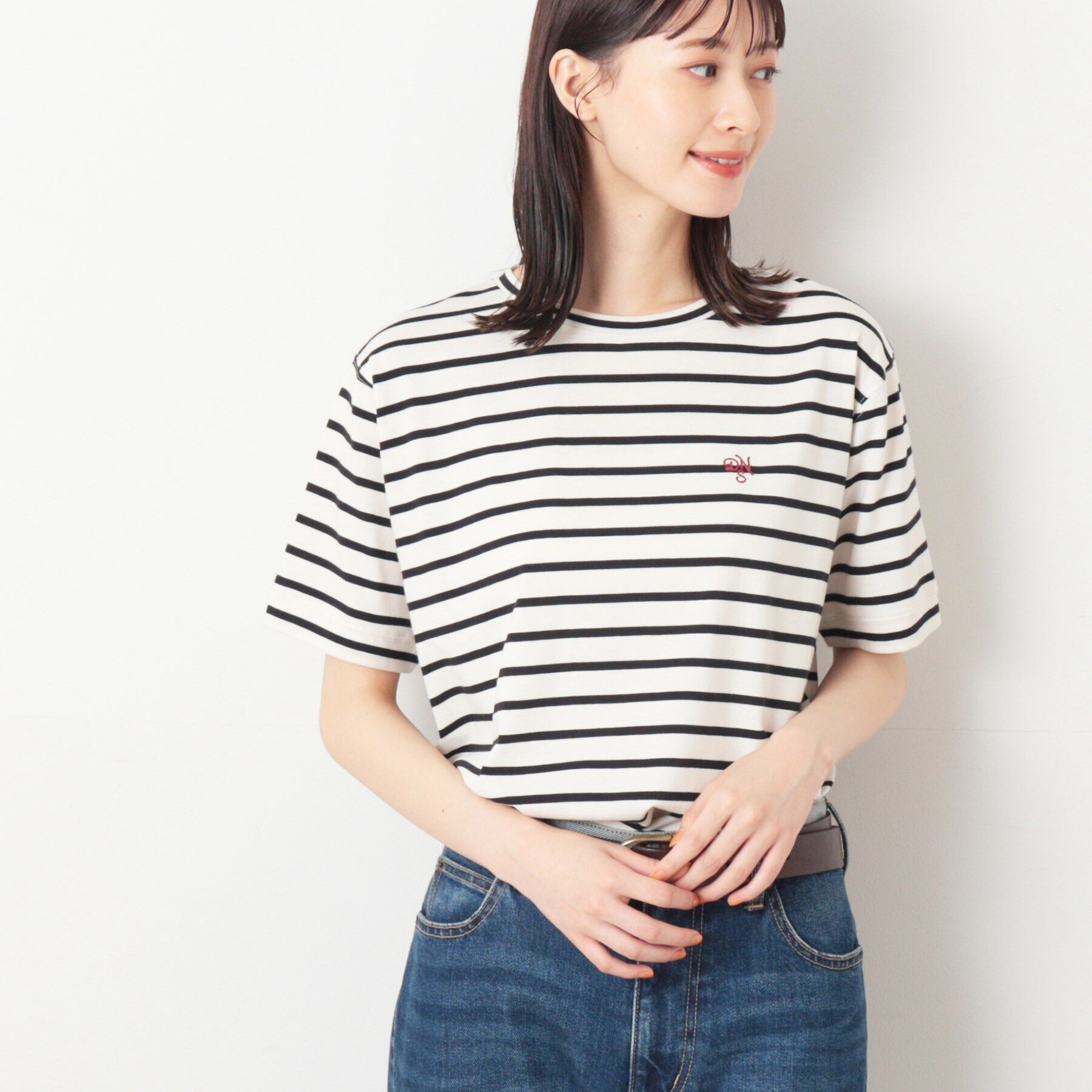 Dessin「【レイヤード・一枚着・プチプラ】シャツテールTシャツ（XS～L）」|Tシャツ・カットソー|