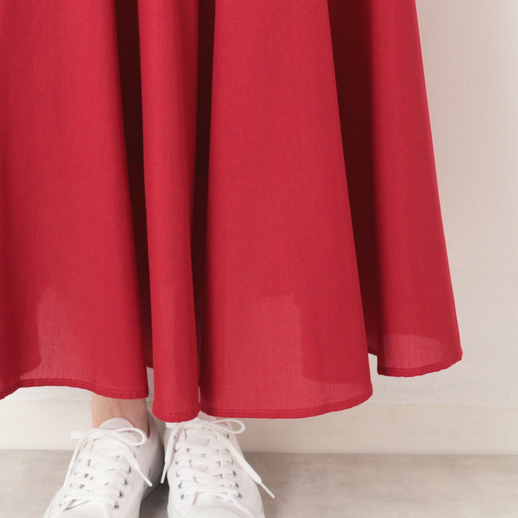 Dessin「【ウエストゴム・洗える】エアリーフレアースカート（XS～L）」|スカート|