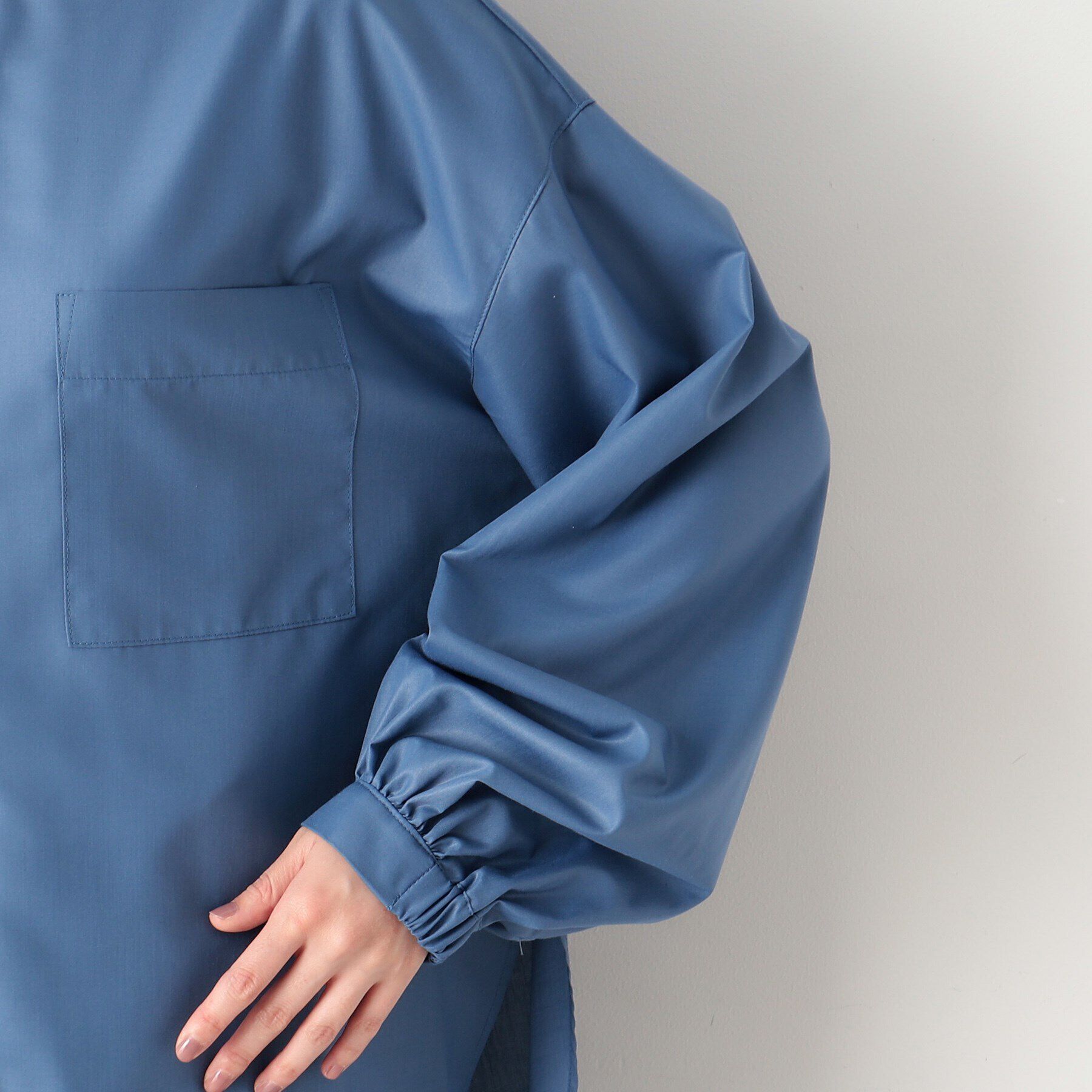 Dessin「微光沢バンドカラーシャツ」|シャツ・ブラウス|