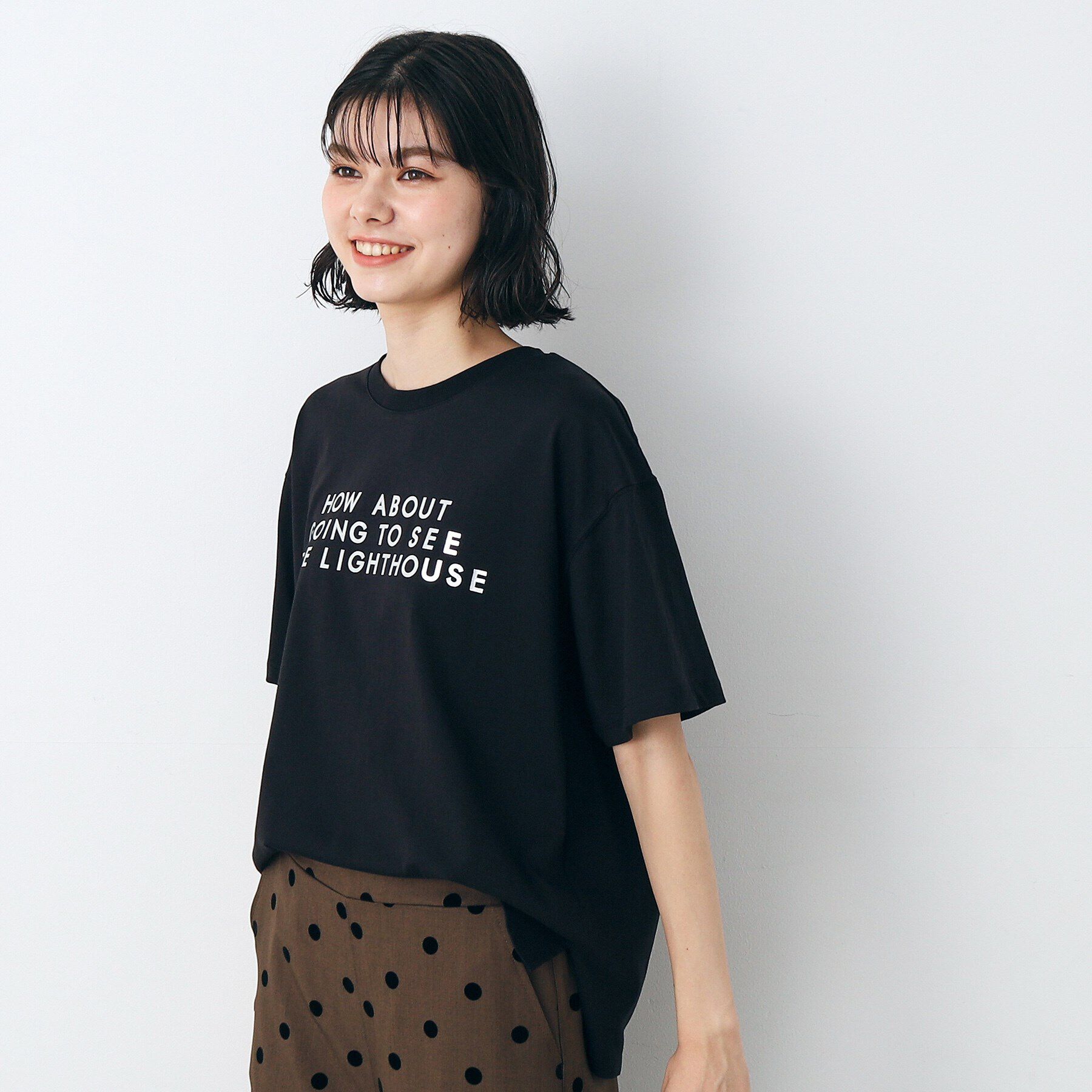 Dessin「レタード箔プリントTシャツ（XS～L）」|Tシャツ・カットソー|