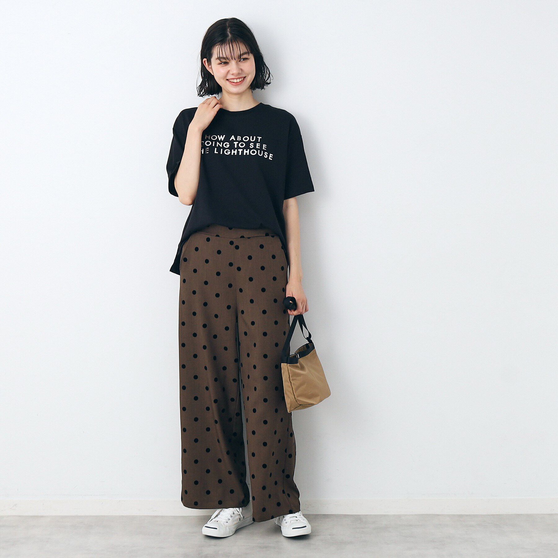 Dessin「レタード箔プリントTシャツ（XS～L）」|Tシャツ・カットソー|