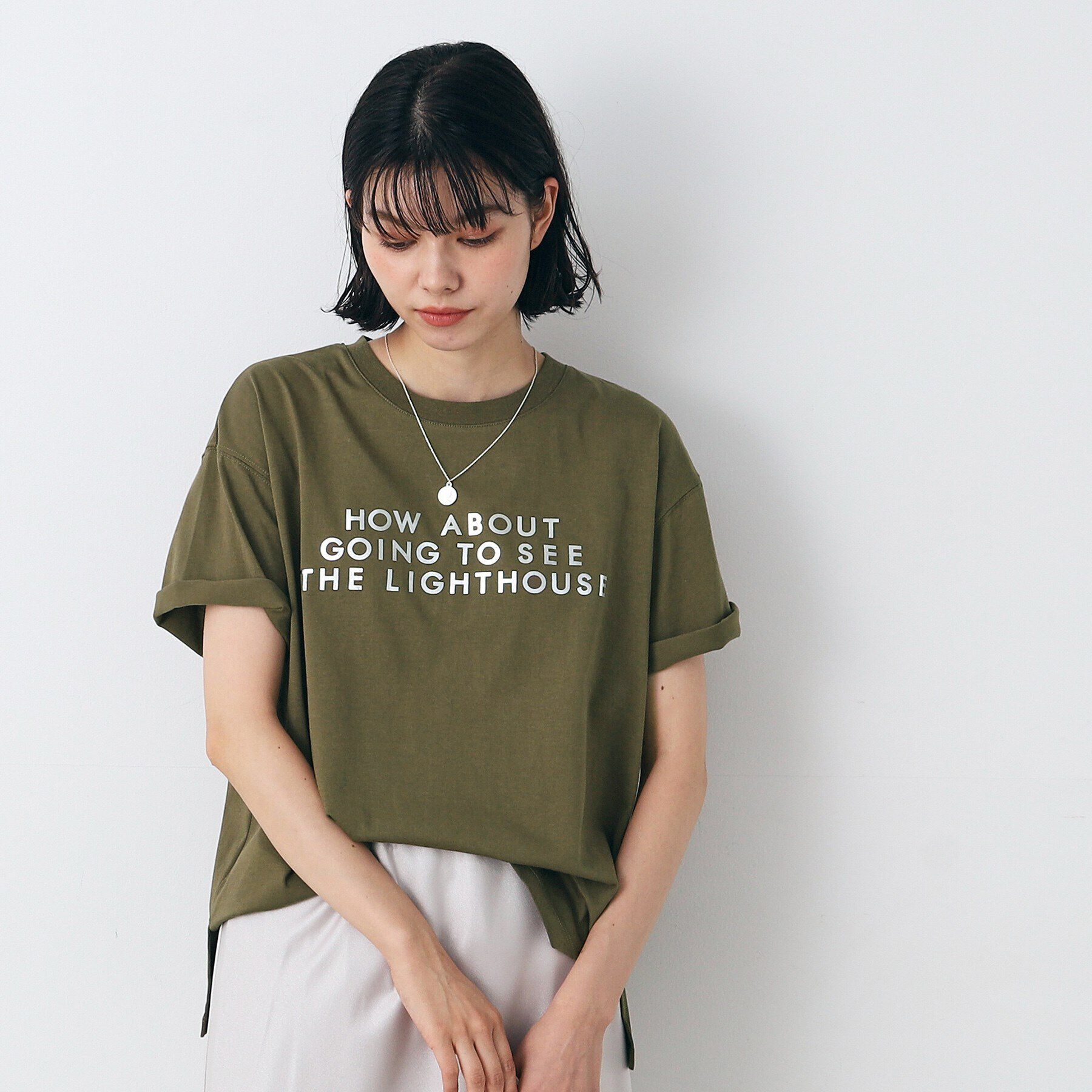 Dessin「レタード箔プリントTシャツ（XS～L）」|Tシャツ・カットソー|