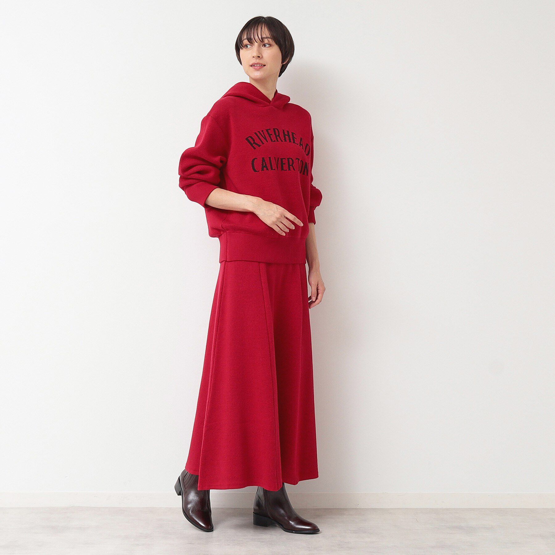 Dessin「【洗える】フレアーニットスカート(S~L)」|スカート|