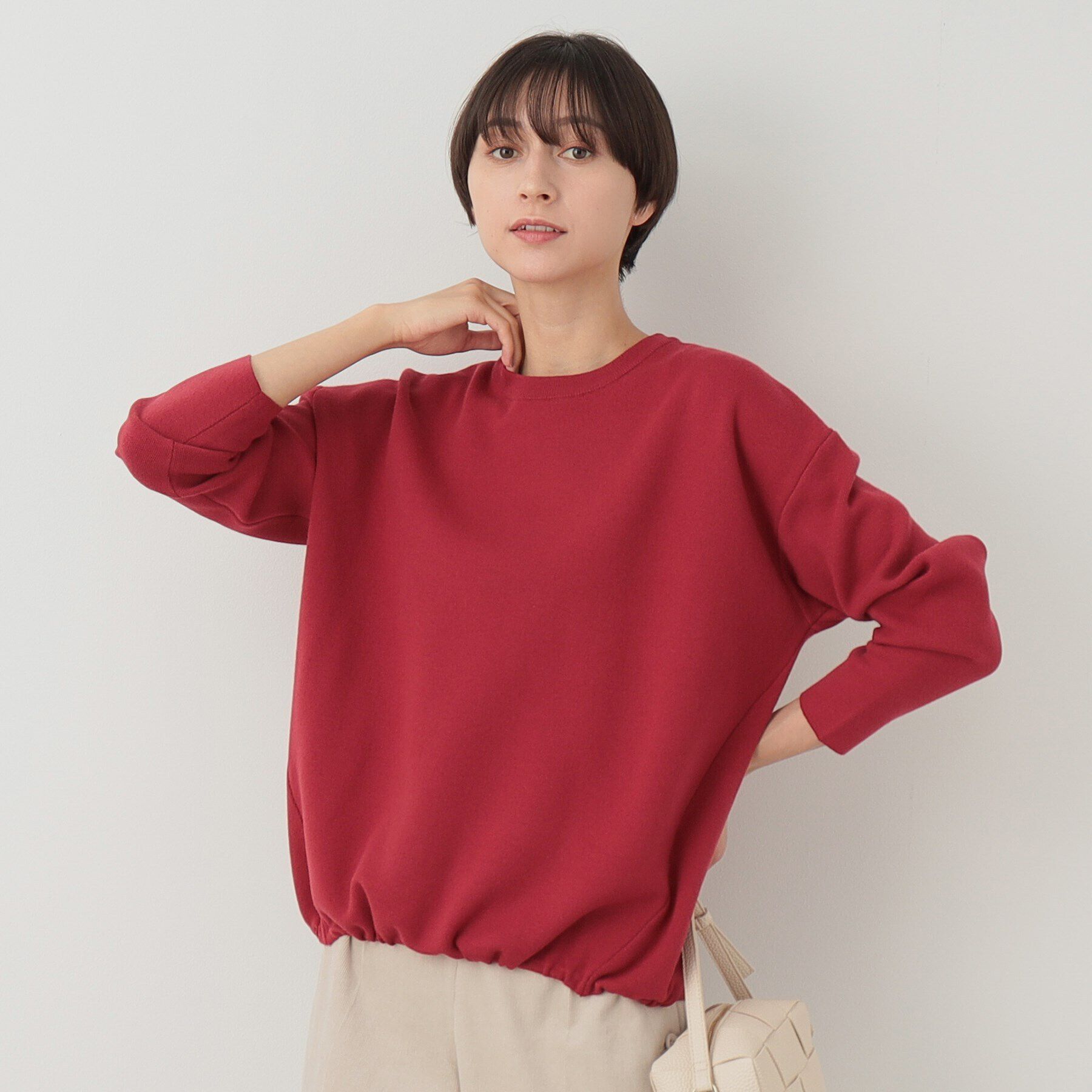 Dessin「【洗える】ドローコード付きニット（XS～L）」|ニット・セーター|