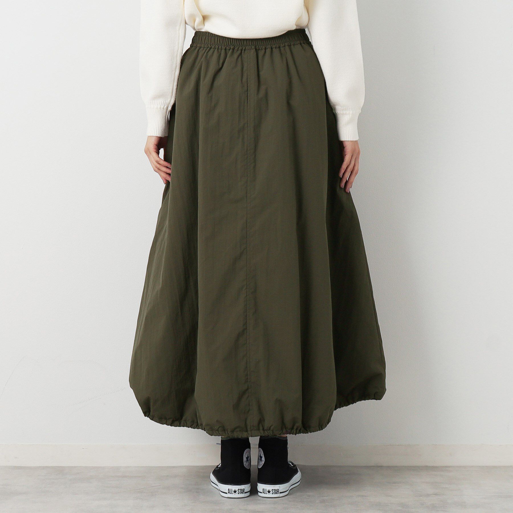 Dessin「中綿入り裾ドロストスカート」|スカート|