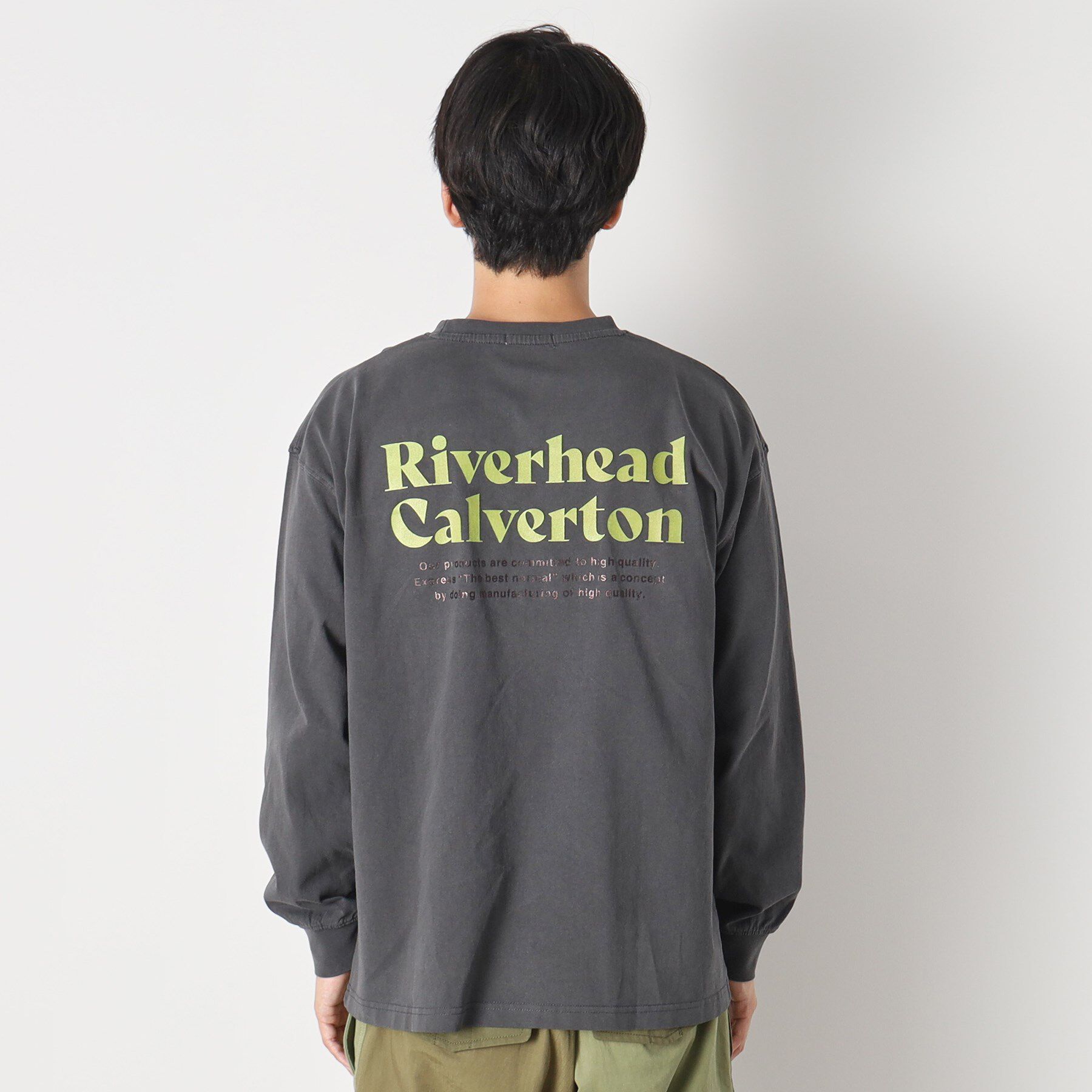 Dessin「【ピグメント染め】ロゴロンT」|Tシャツ・カットソー|