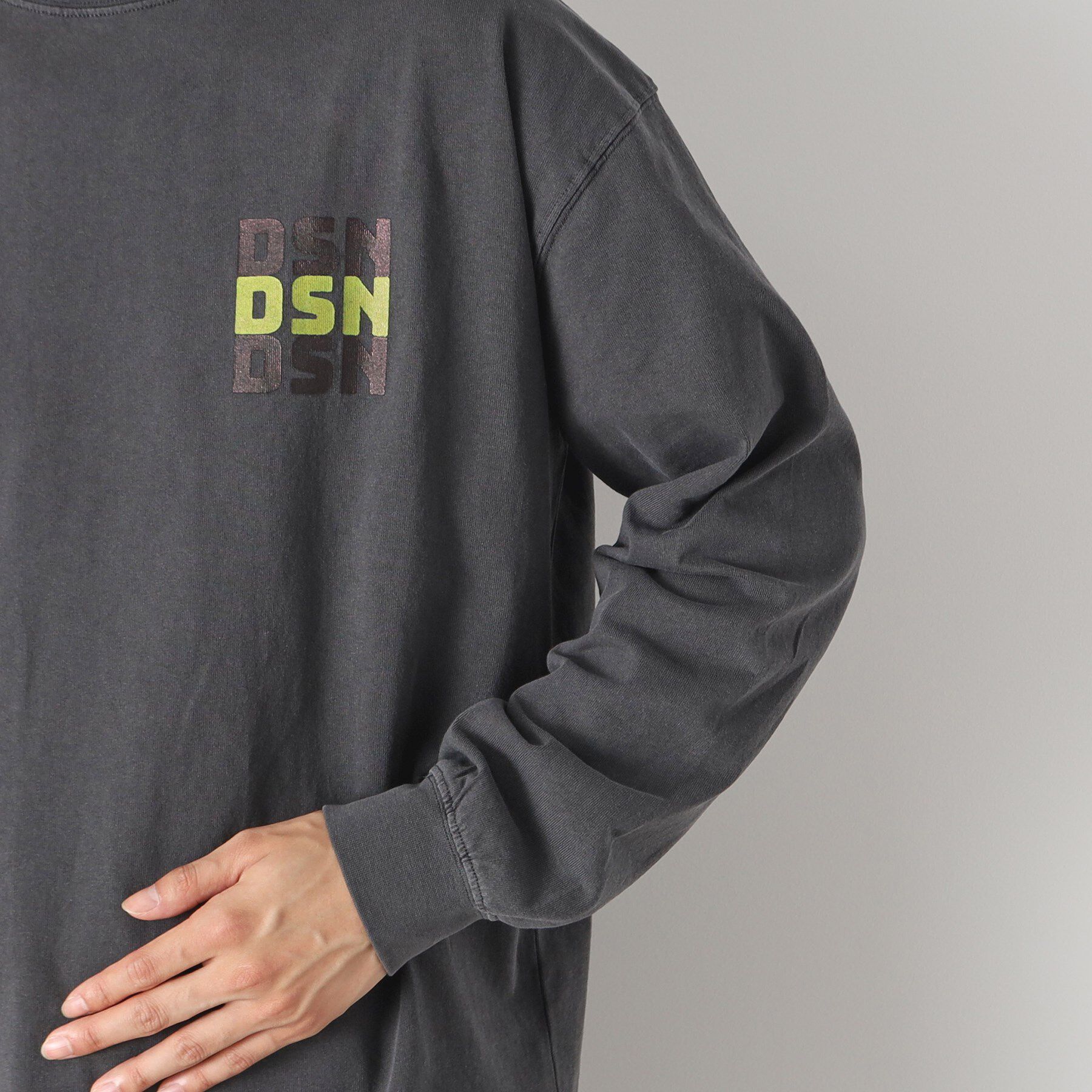 Dessin「【ピグメント染め】ロゴロンT」|Tシャツ・カットソー|