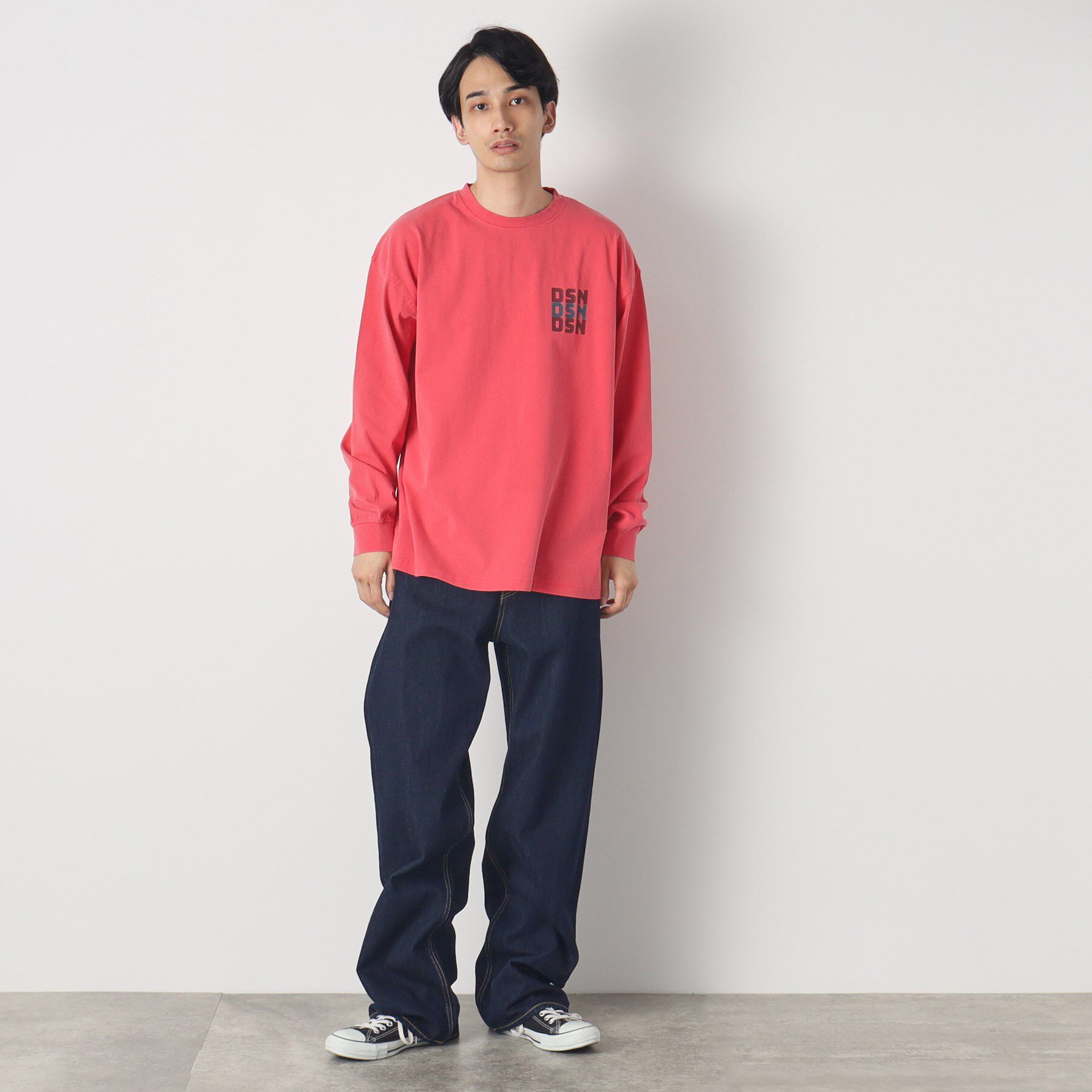 Dessin「【ピグメント染め】ロゴロンT」|Tシャツ・カットソー|