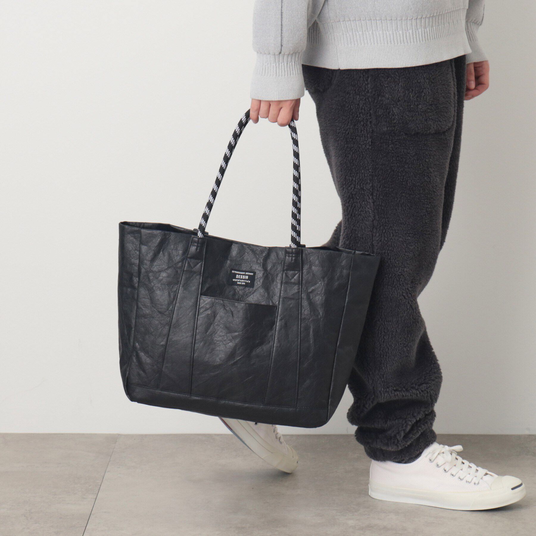 Dessin「カラーコードトート」|トートバッグ|ブラック(019)