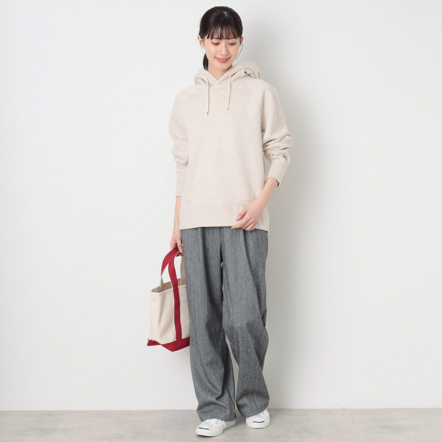 Dessin「【ユニセックス・日本製】吊り裏毛フーデッドスウェット」|パーカー|