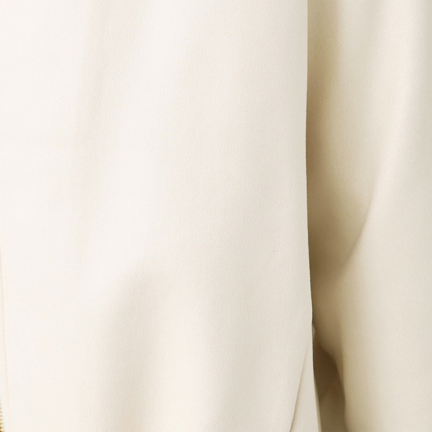 Dessin「【洗える】レザー調クルーネックジャケット」|ノーカラージャケット|