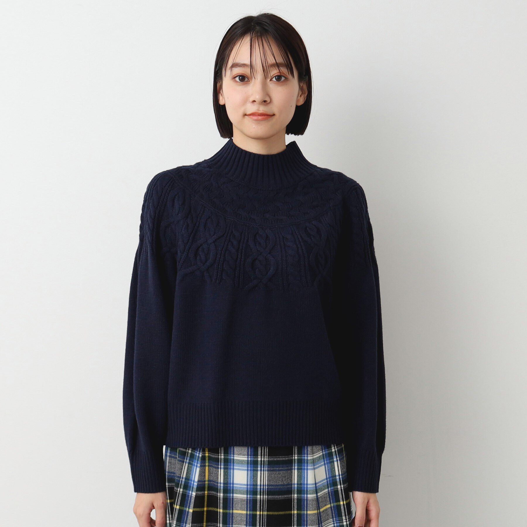 Dessin「【洗える・4サイズ展開】求心ケーブルニット（XS～L）」|ニット・セーター|