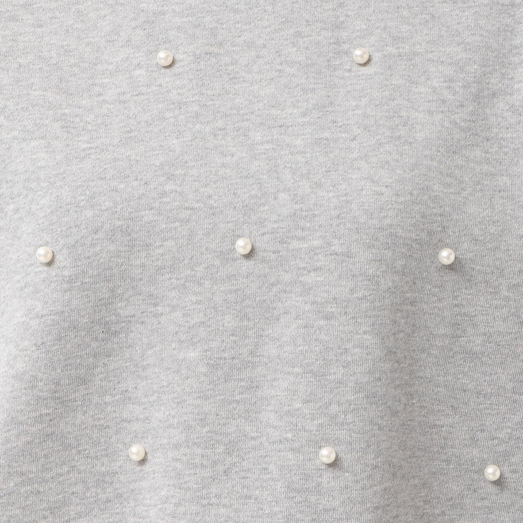 Dessin「【洗える】パール調付きスウェット（S～L）」|Tシャツ・カットソー|