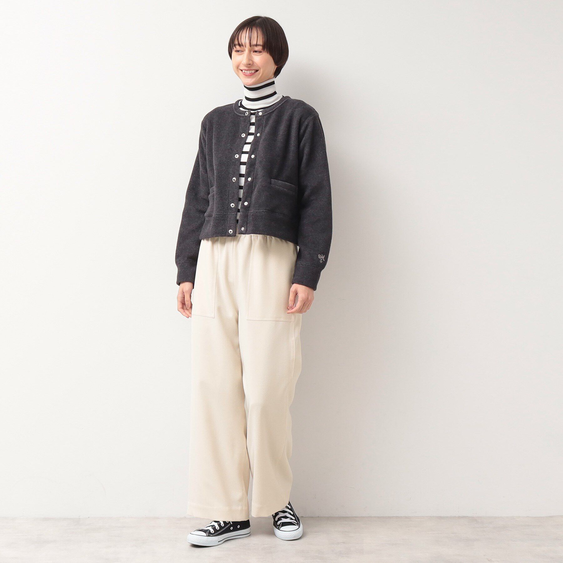 Dessin「【ウエストゴム・裏付き・洗える】アウトポケット付きパンツ（XS～L）」|その他|