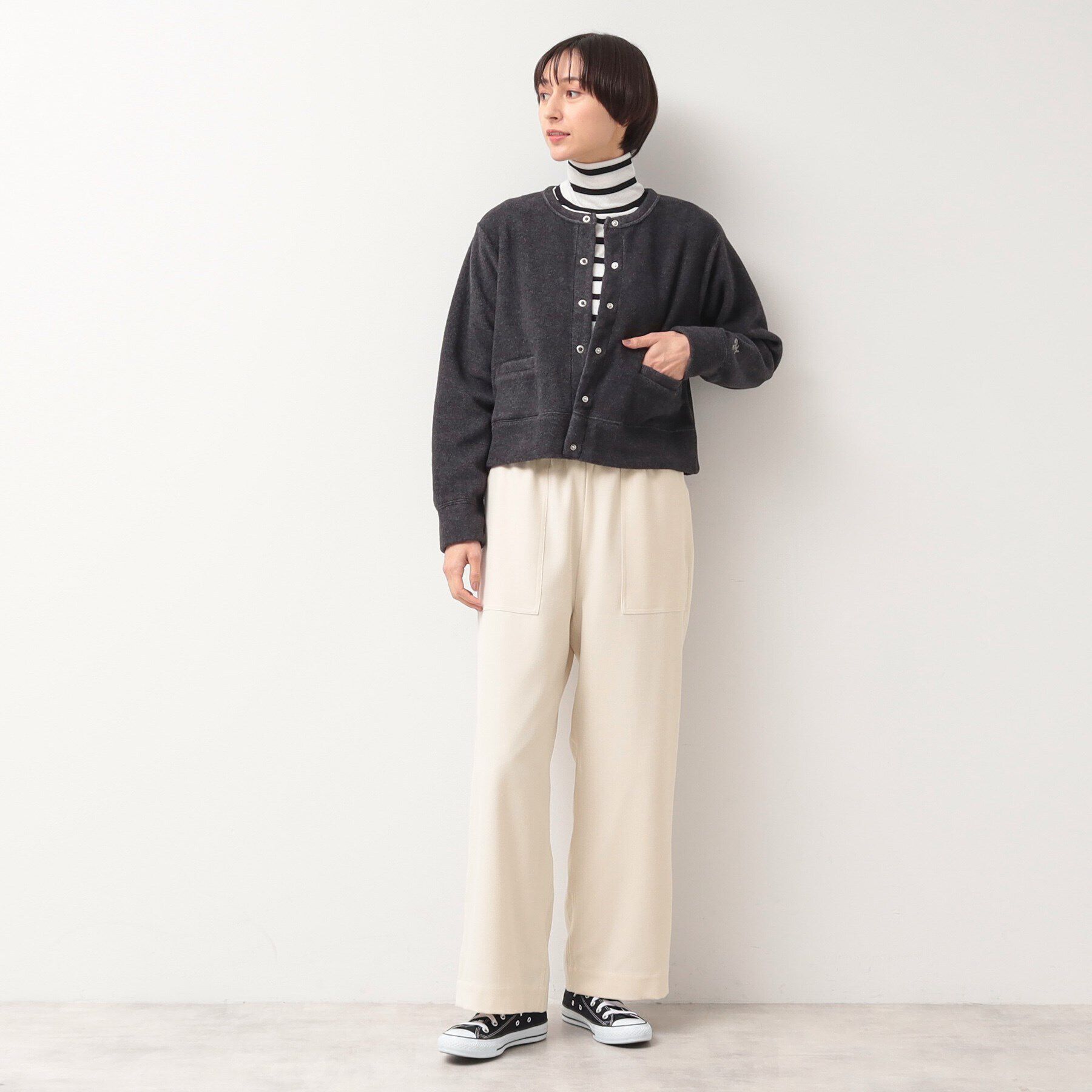 Dessin「【ウエストゴム・裏付き・洗える】アウトポケット付きパンツ（XS～L）」|その他|