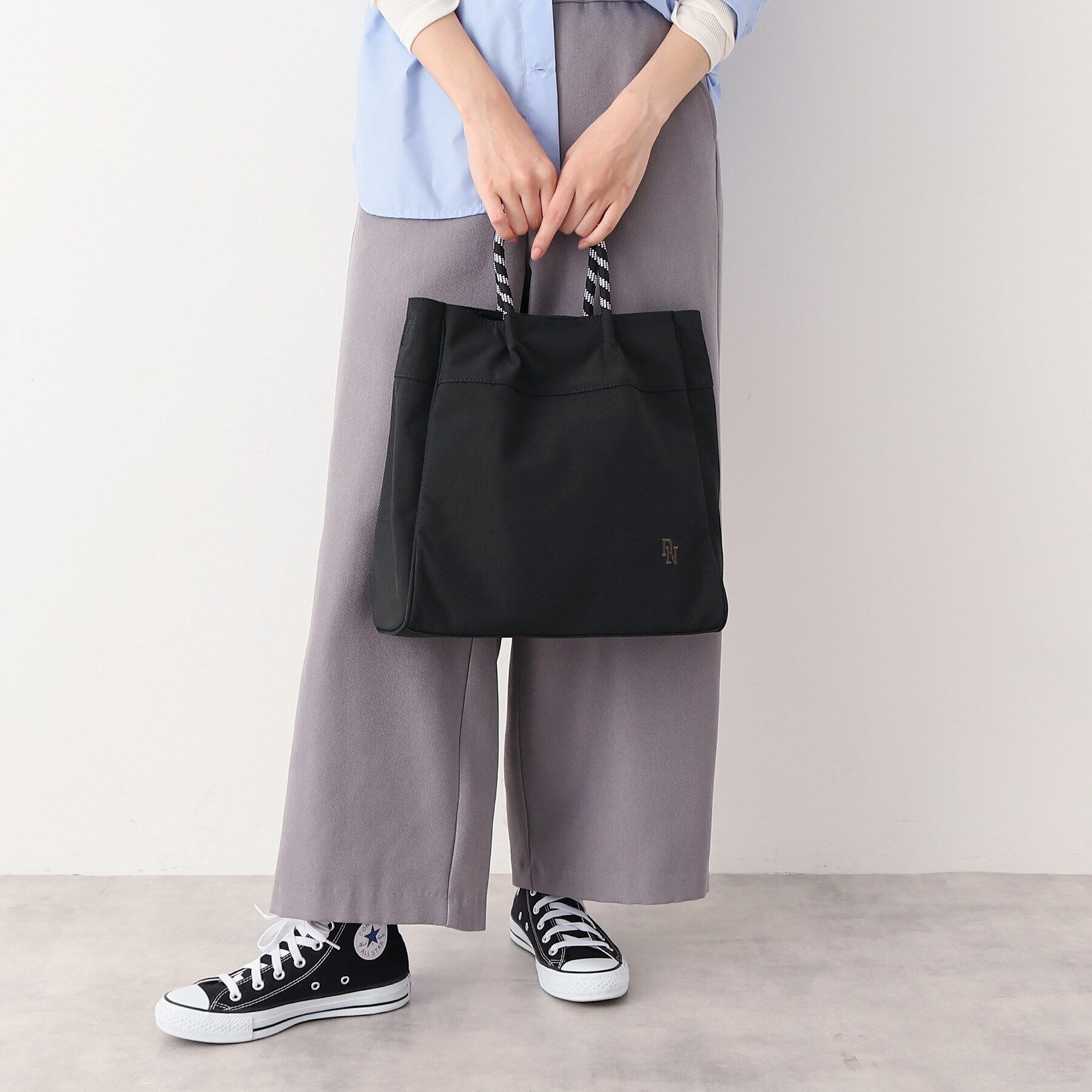 Dessin「【軽量・2WAY】カラーコードトート」|トートバッグ|ブラック(019)