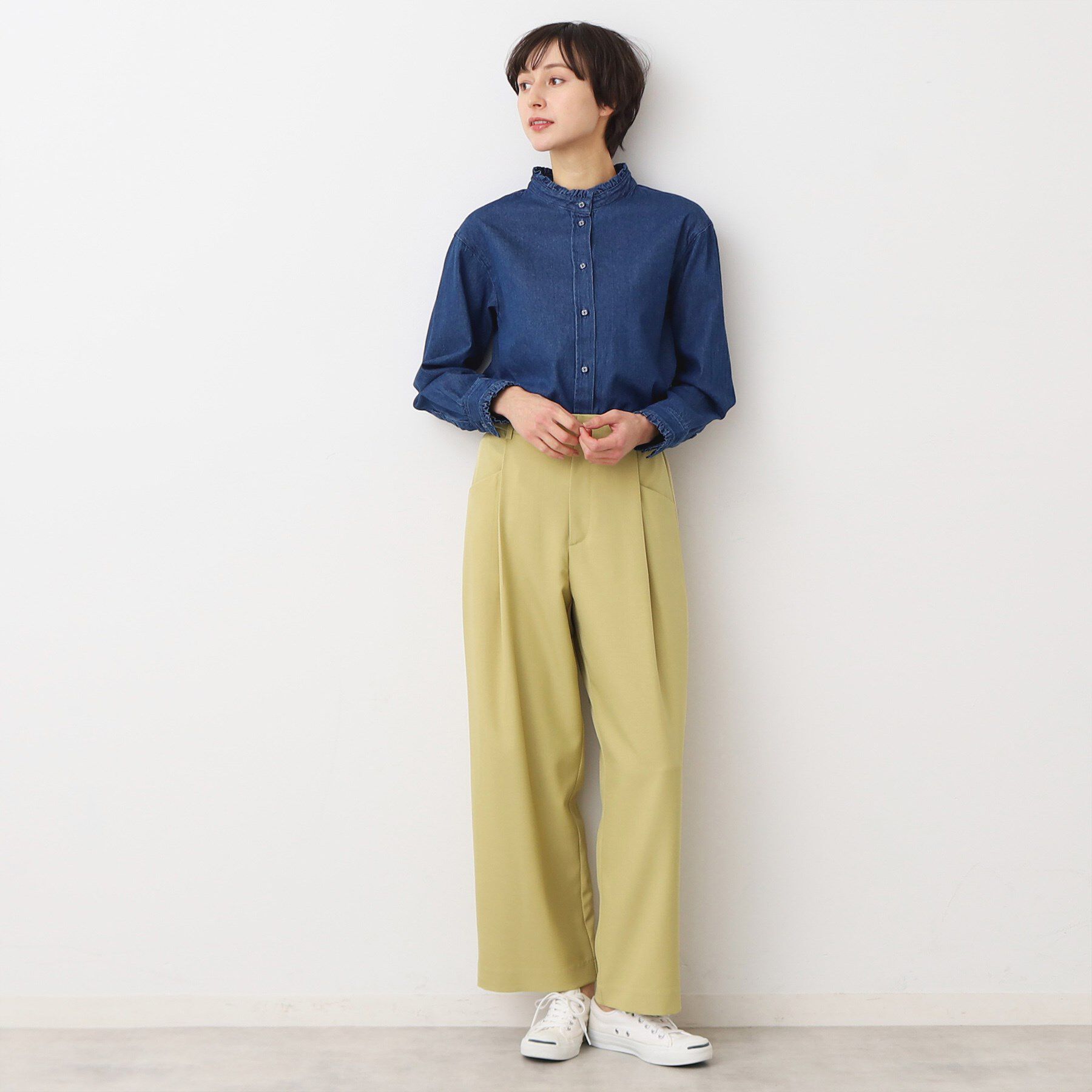 Dessin「【洗える】タック入りワイドパンツ（S～L）」|その他|