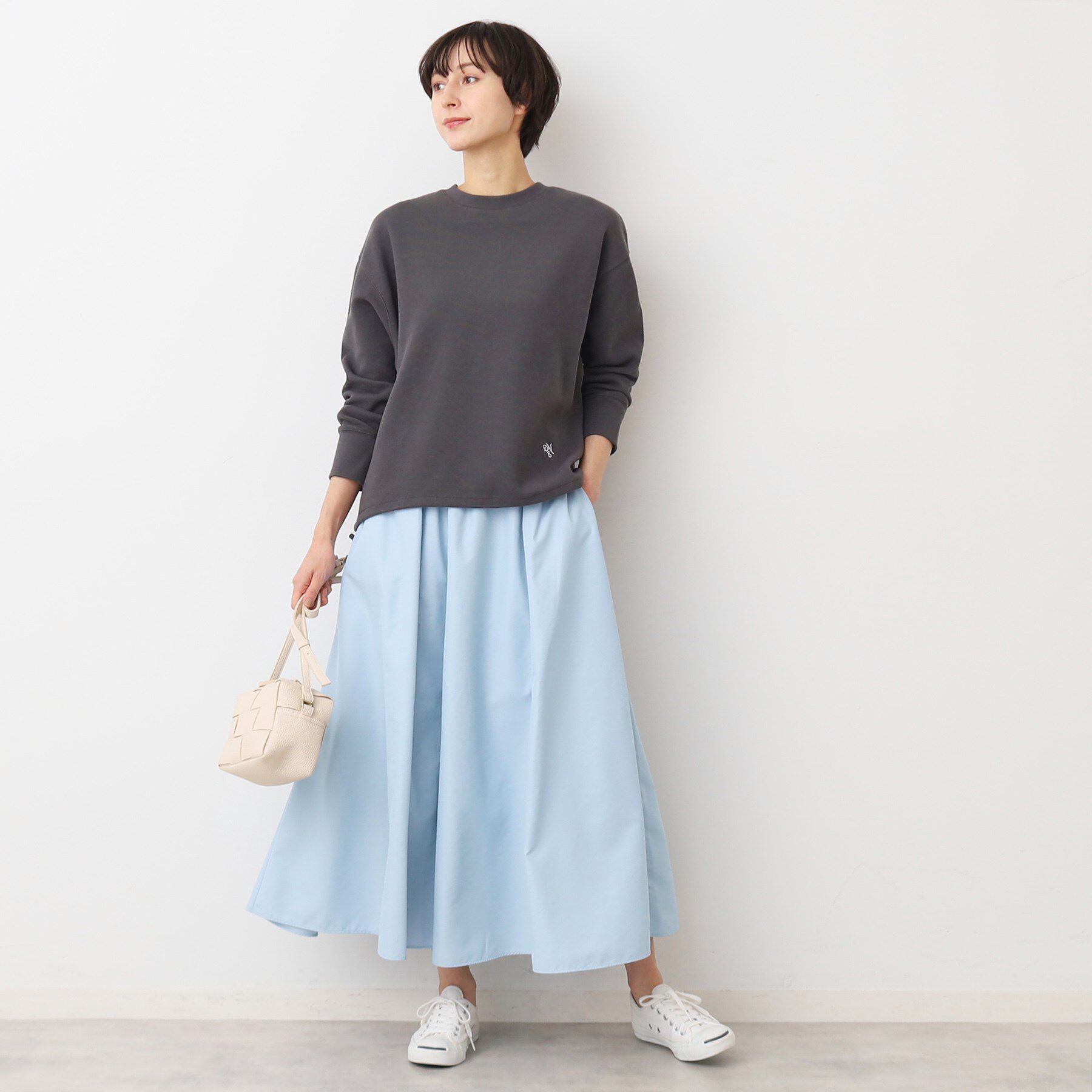 Dessin「【ウエストゴム・洗える】タックギャザースカート（S～L）」|スカート|