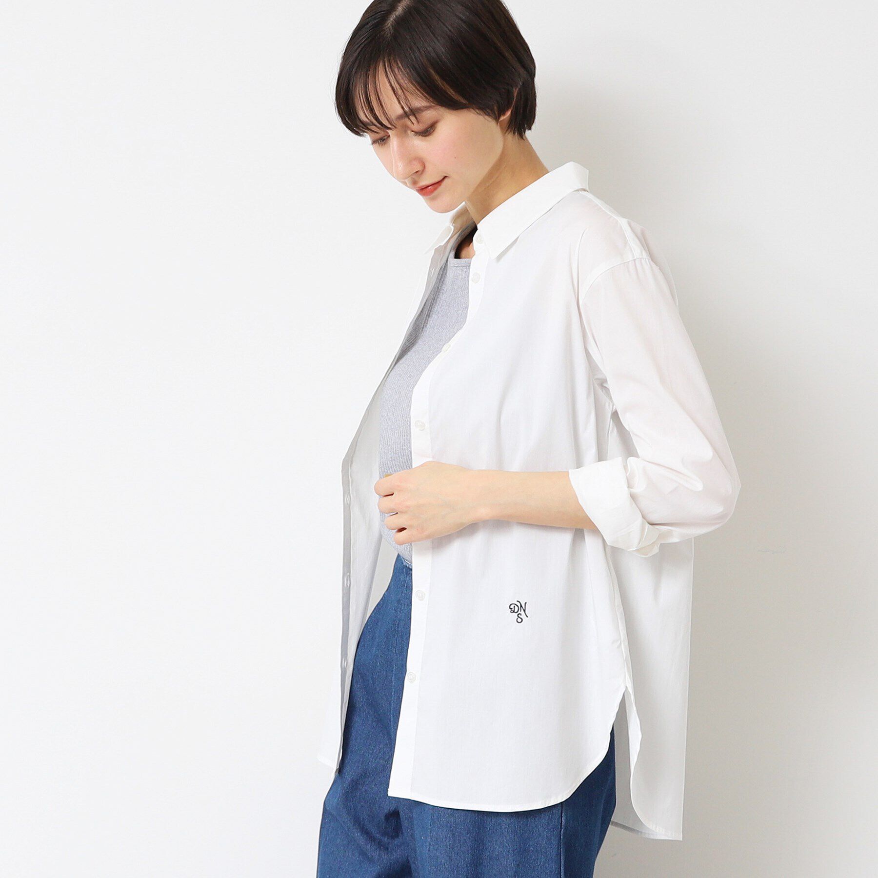 Dessin「【洗える】レギュラーカラーシャツ」|シャツ・ブラウス|