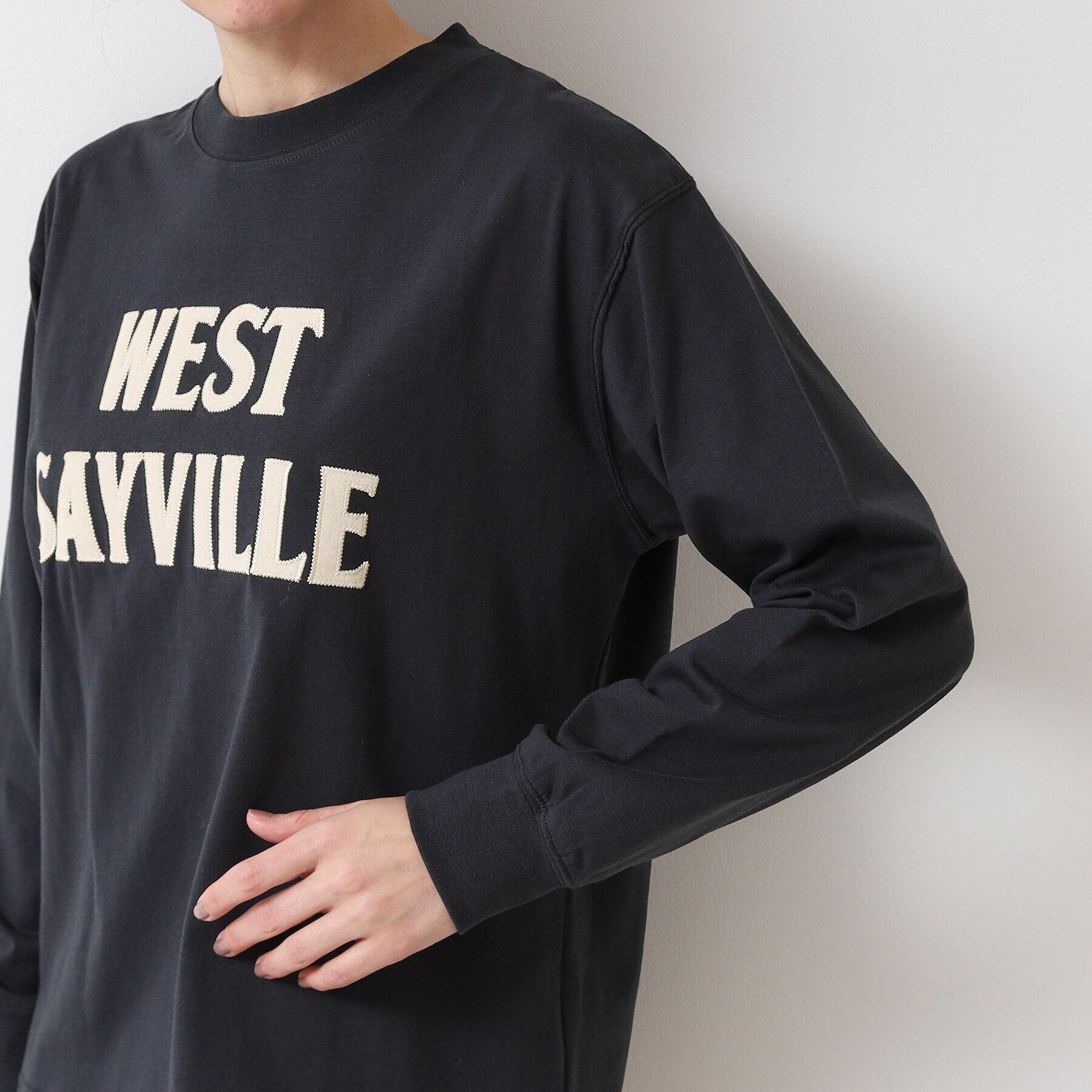 Dessin「【ユニセックス・洗える】ロングスリーブロゴTシャツ」|Tシャツ・カットソー|