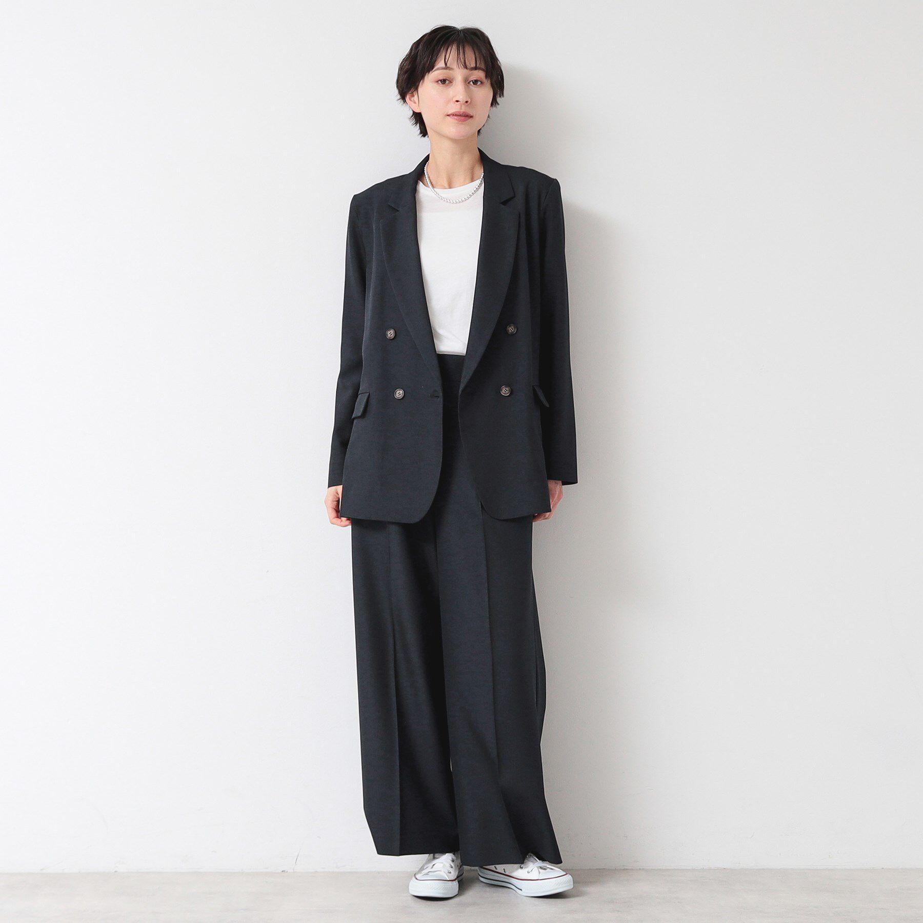 Dessin「【セットアップ可能・洗える】ダブルジャケット（S～L)」|テーラードジャケット|