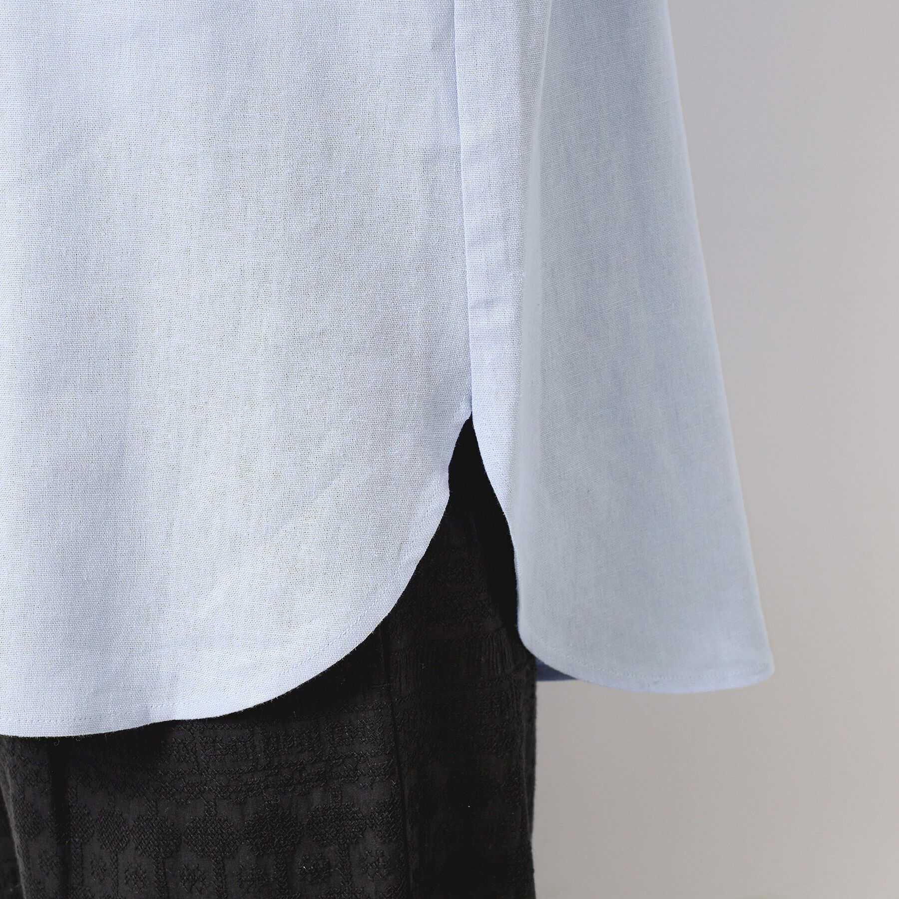 Dessin「【洗える】フリルネックシャツ（XS～L）」|シャツ・ブラウス|