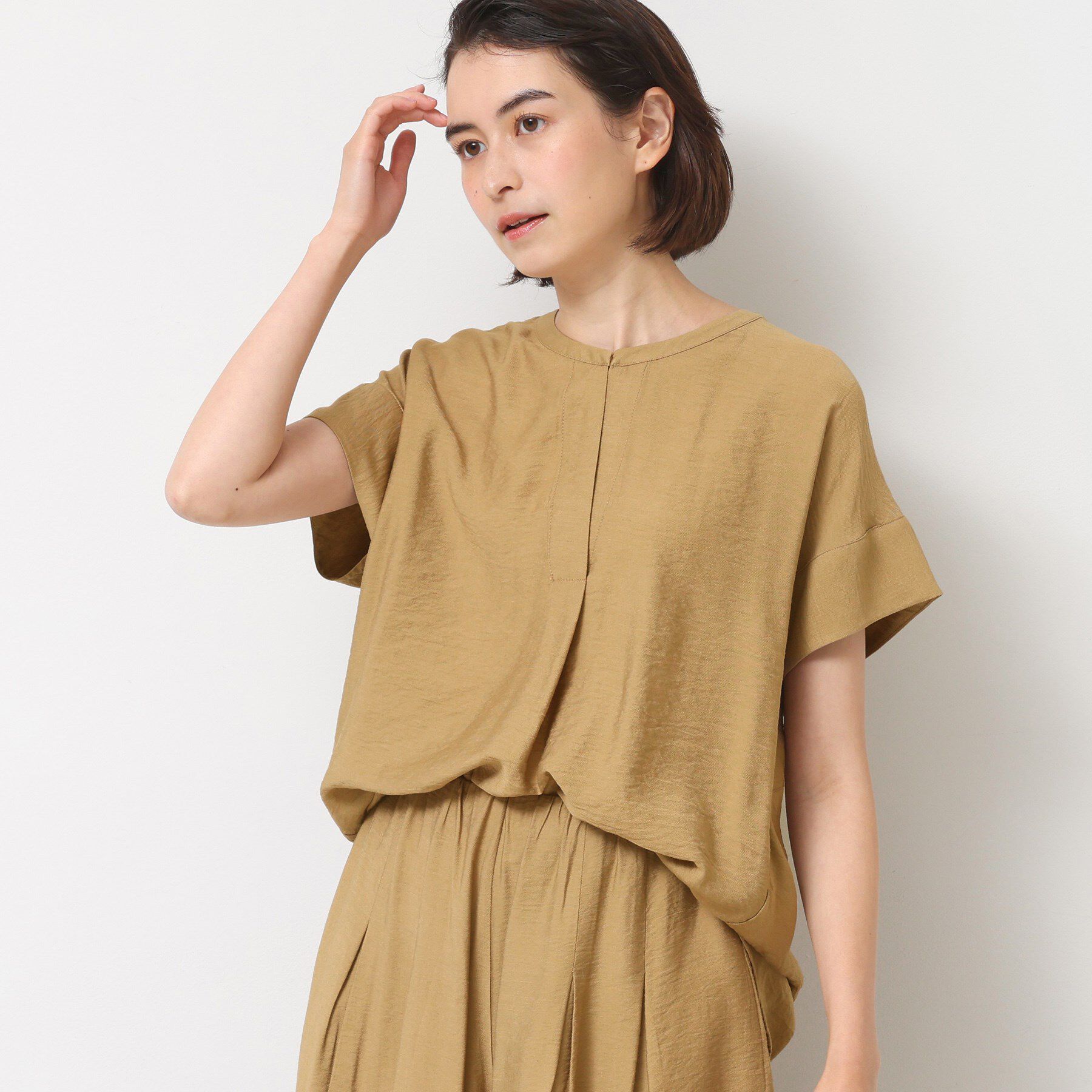 Dessin「【セットアップ可】2WAYネックスキッパーブラウス」|シャツ・ブラウス|