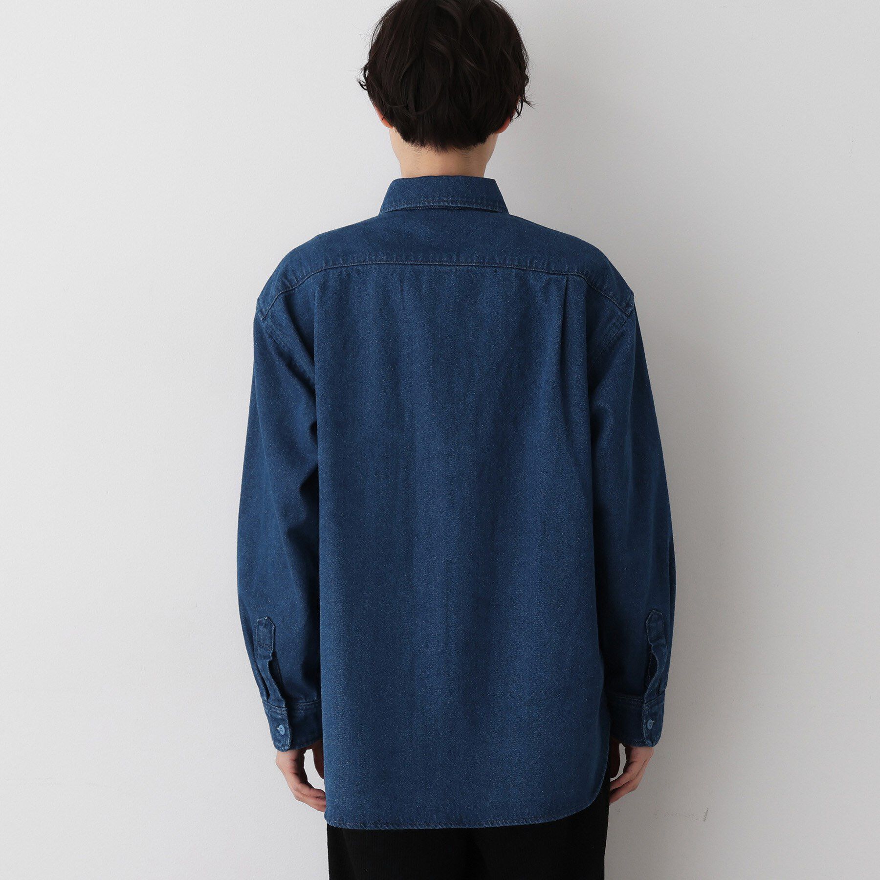 Dessin「【ユニセックス/洗える】10OZコットンデニムシャツ」|シャツ・ブラウス|
