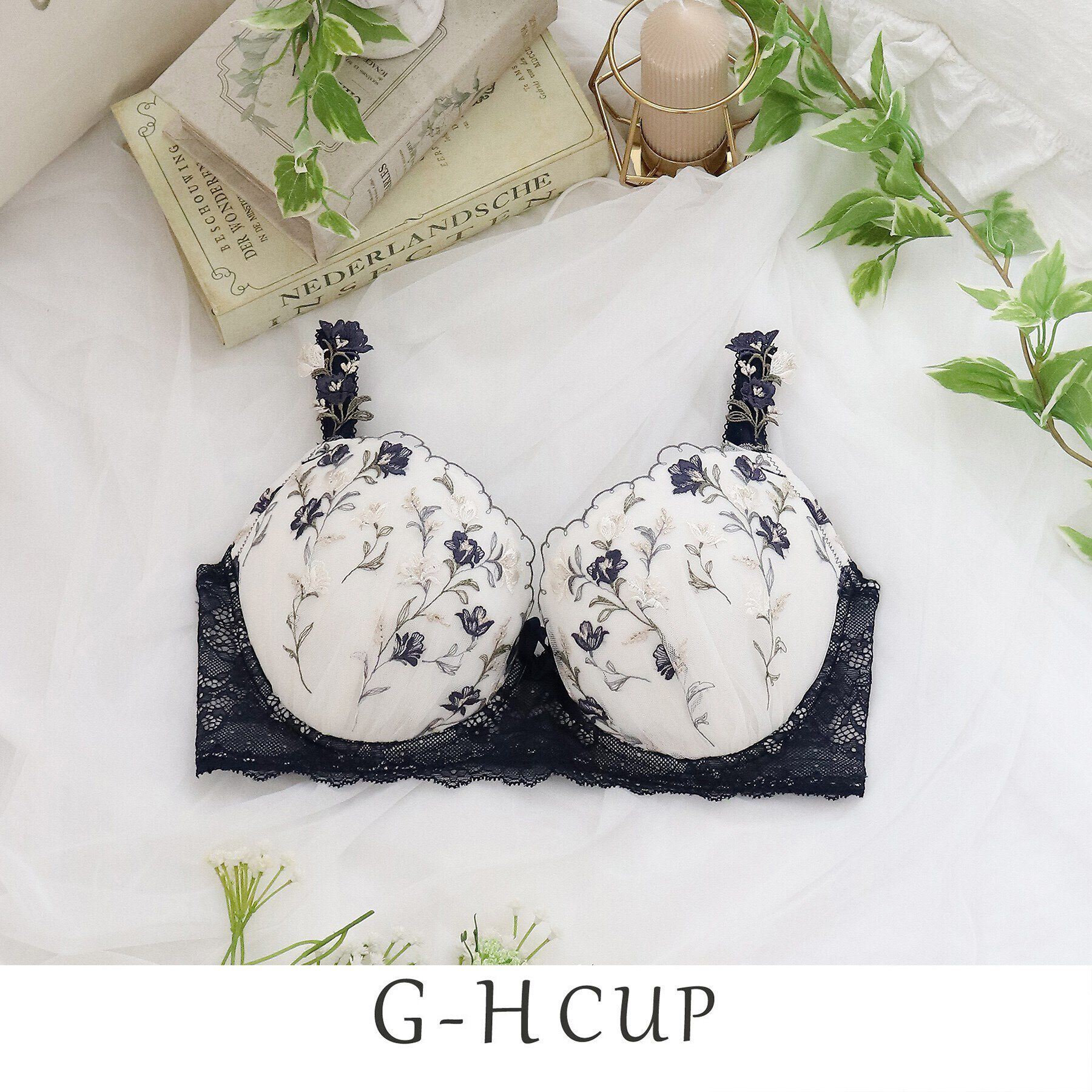 Risa Magli「リュカ ブラジャー」|インナー|ネイビー(094)