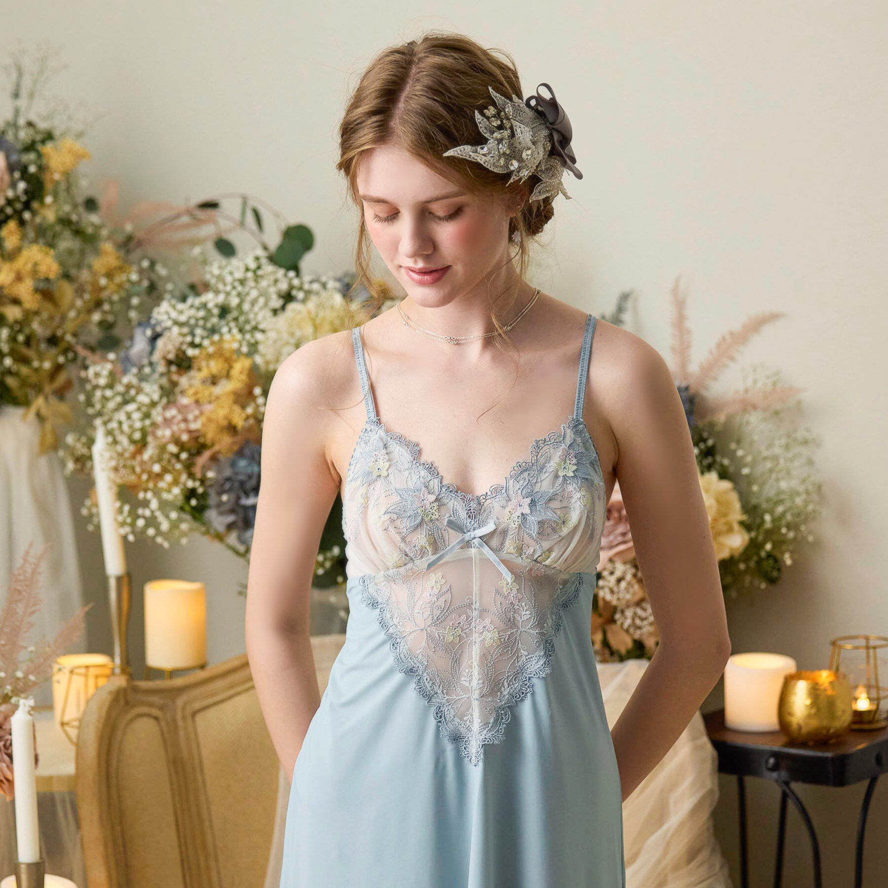 Risa Magli「セレスティナ スリップ」|キャミソール|