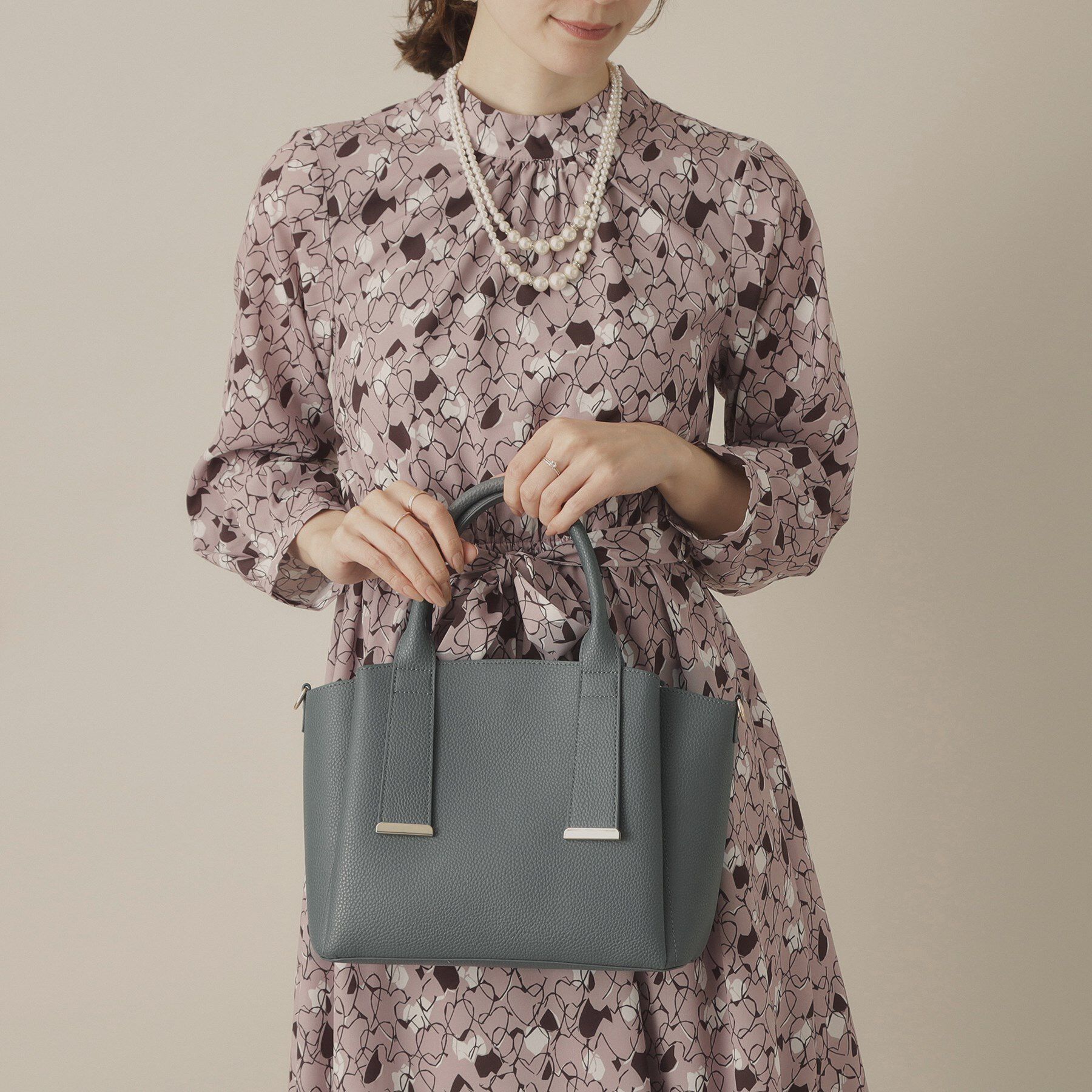 ITS&rsquo;DEMO「かるバッグ2WAYトート」|トートバッグ|ブルー(092)