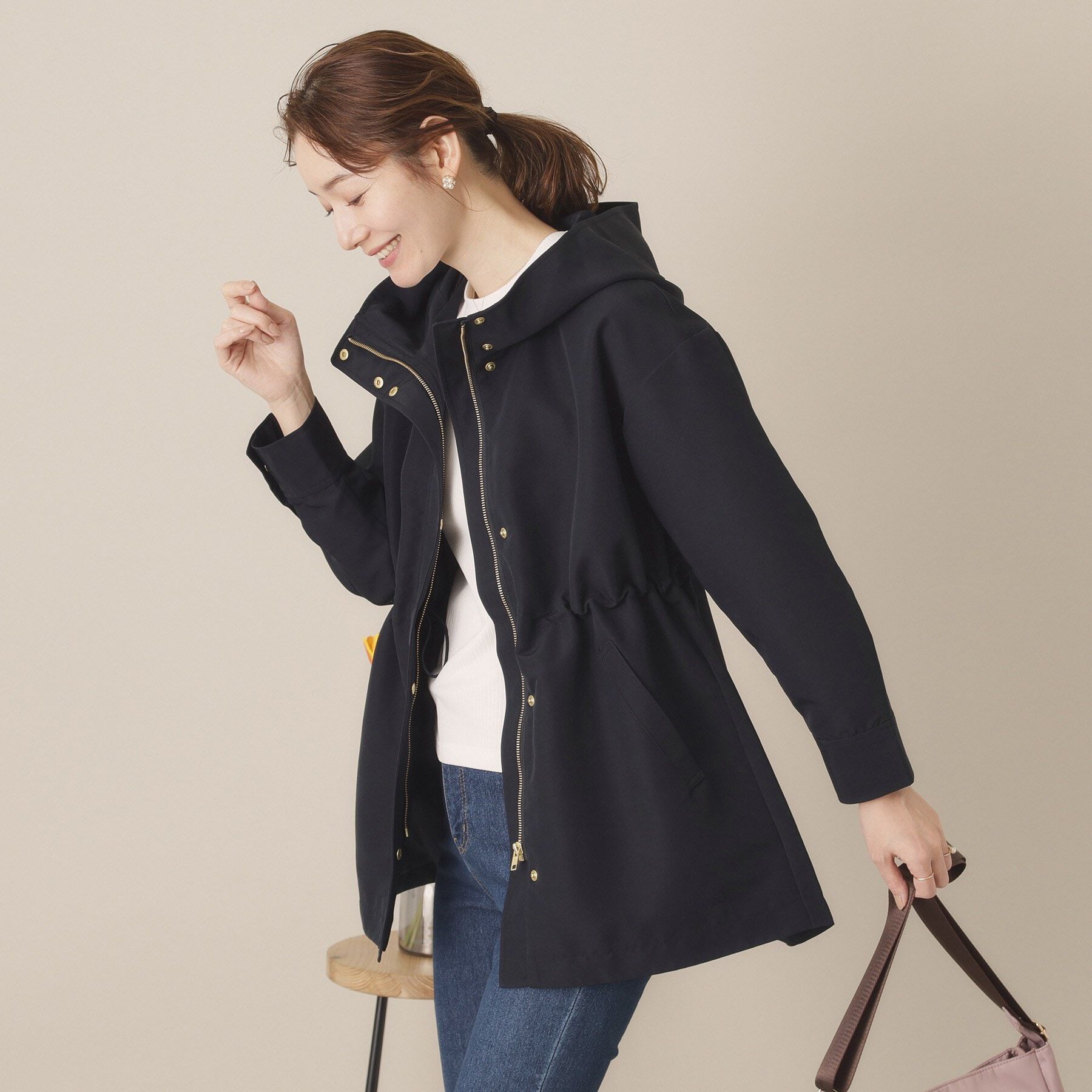 ITS&rsquo;DEMO「【花粉防止／撥水／手洗い可】ミディアム丈マウンテンパーカー」|その他|