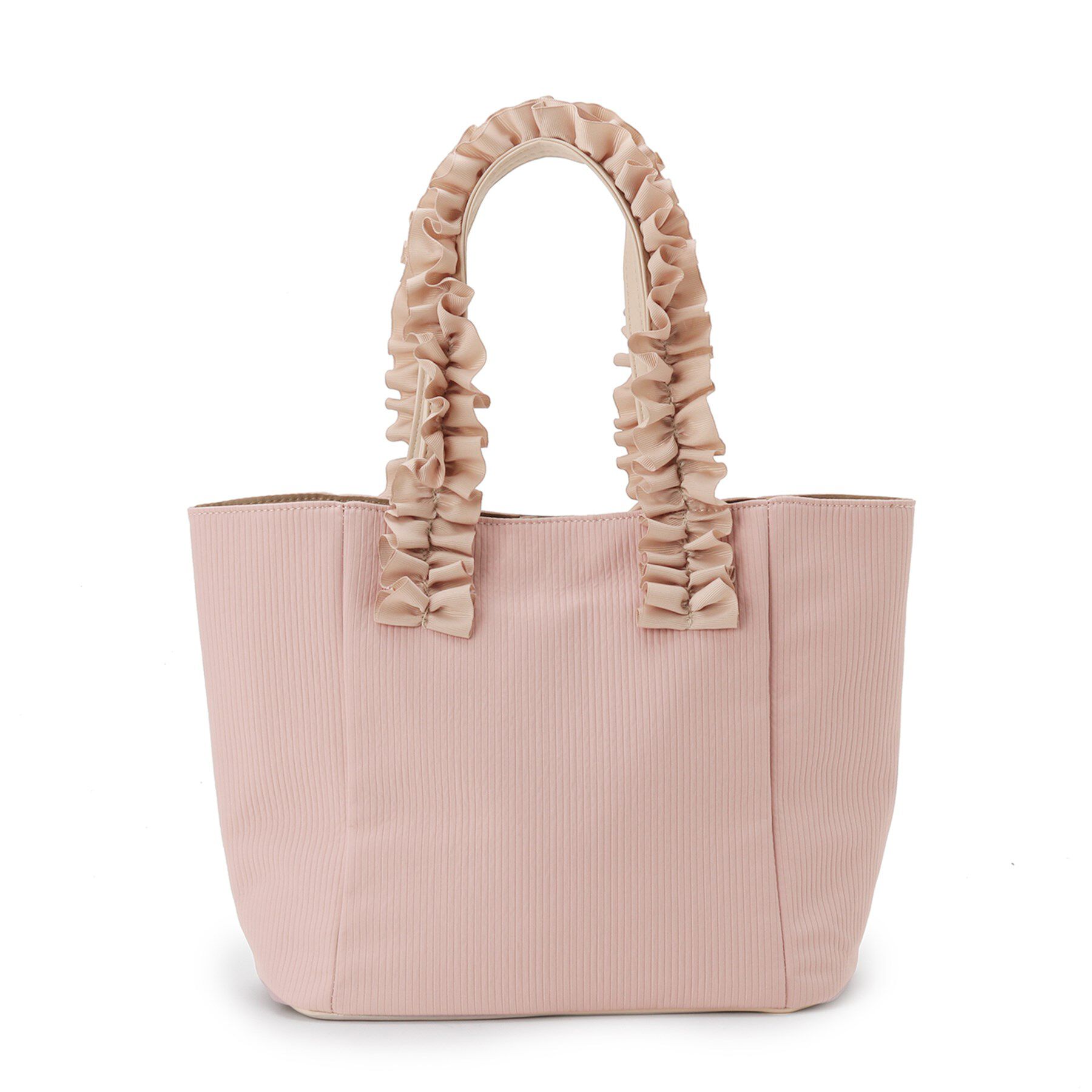 ITS&rsquo;DEMO「【A4対応】ヌビ風フリル手トート」|トートバッグ|